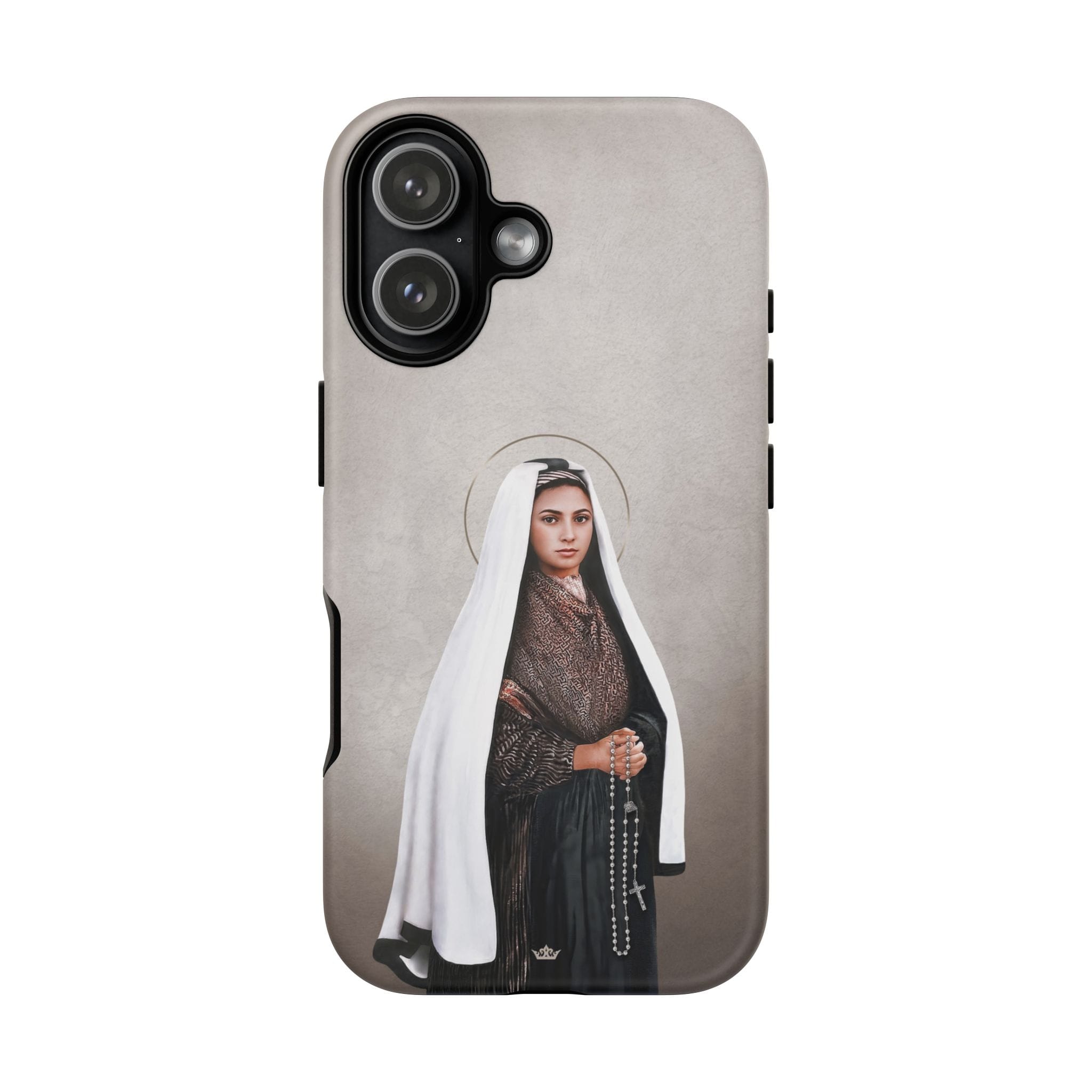 St. Bernadette Hard Phone Case (Light) Copyright VENXARA
