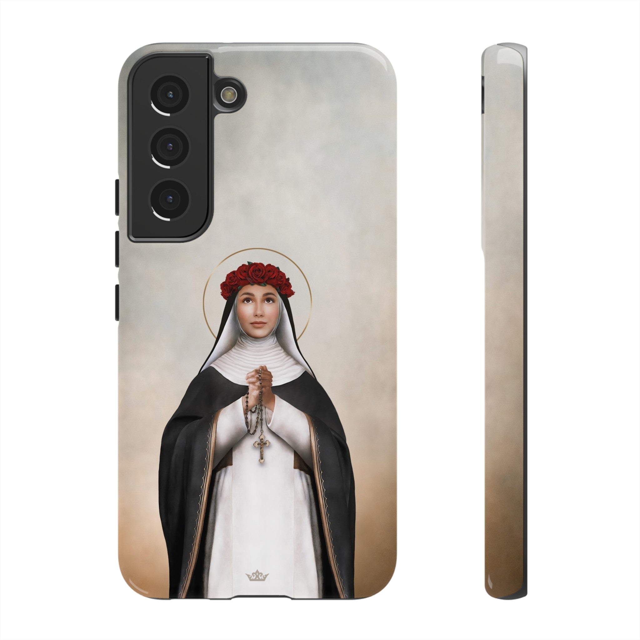 St. Rose of Lima Hard Phone Case (Light)