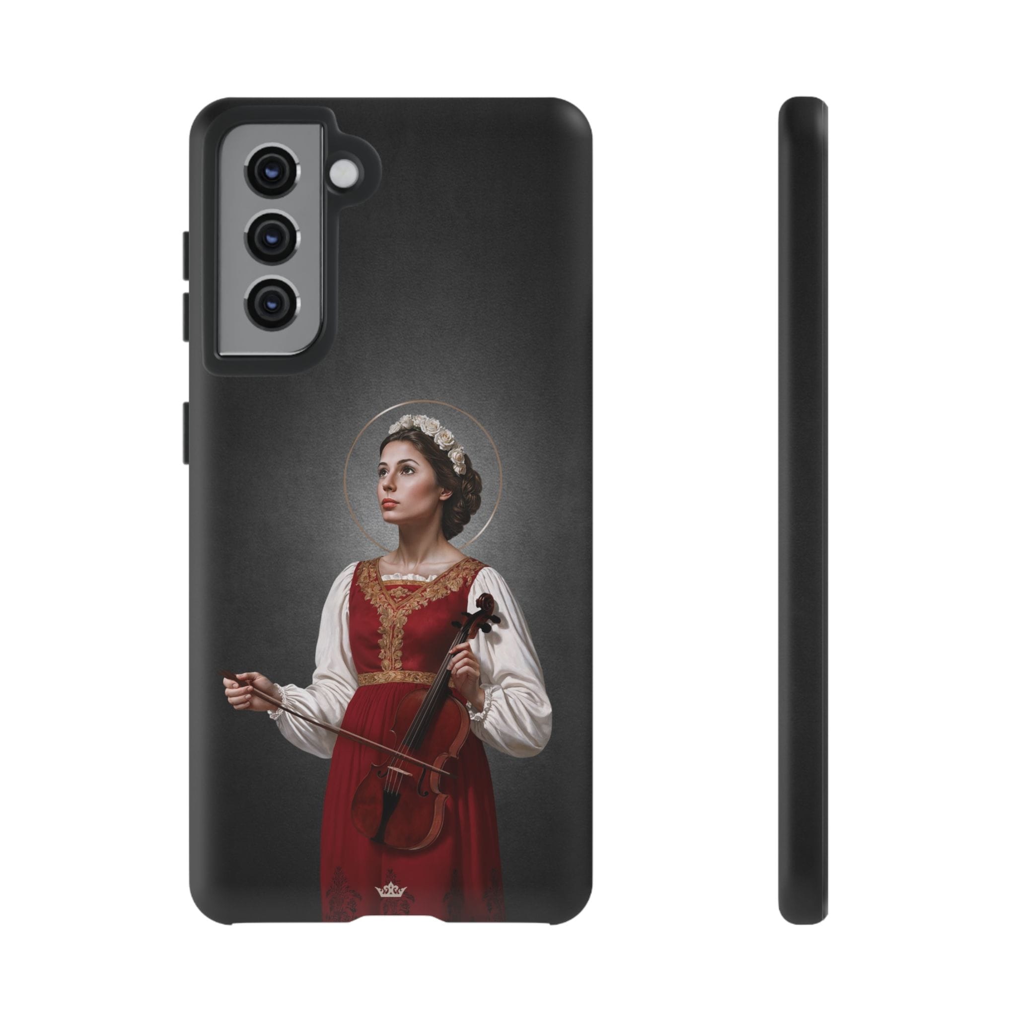 St. Cecilia Hard Phone Case (Dark) Copyright VENXARA