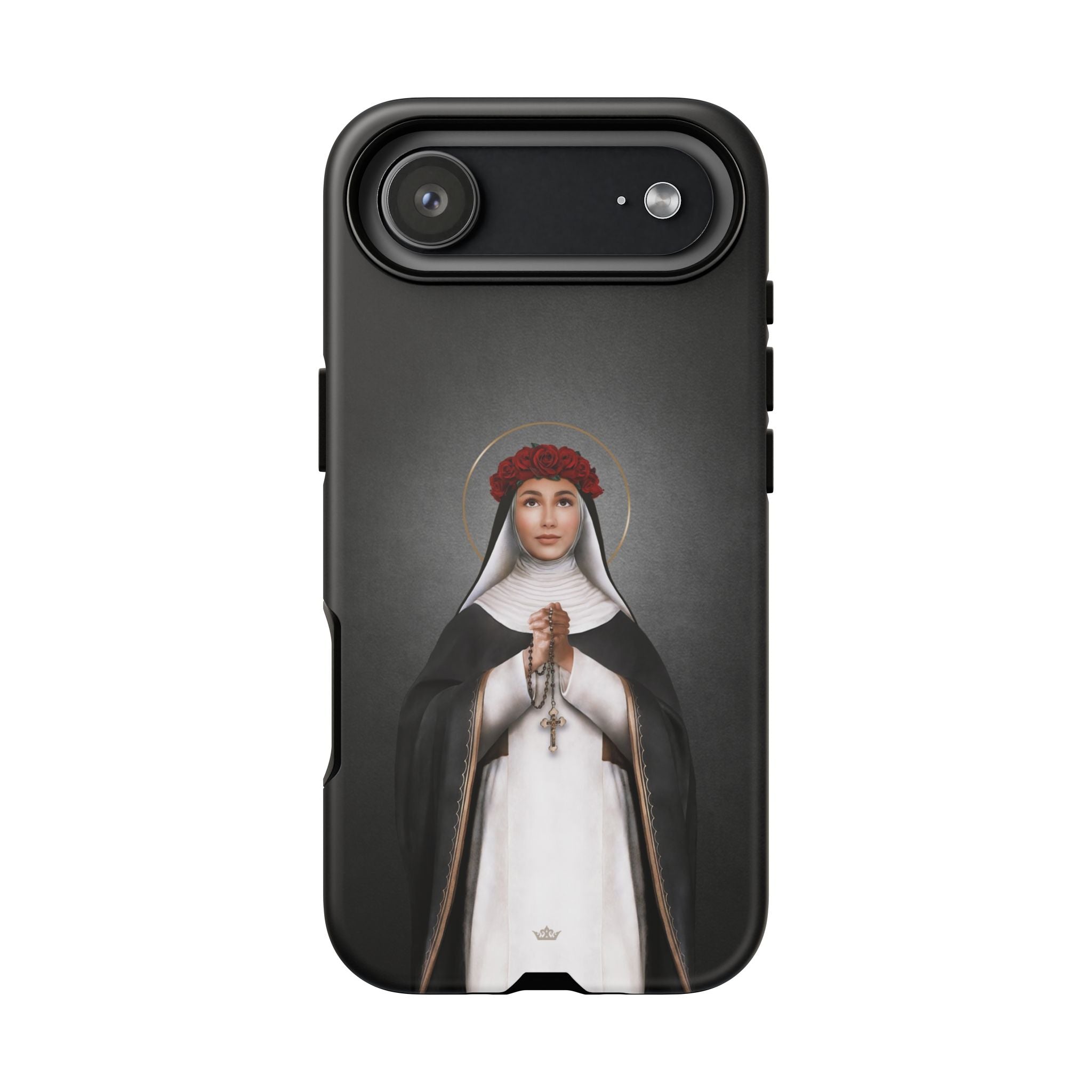 St. Rose of Lima Hard Phone Case (Dark)