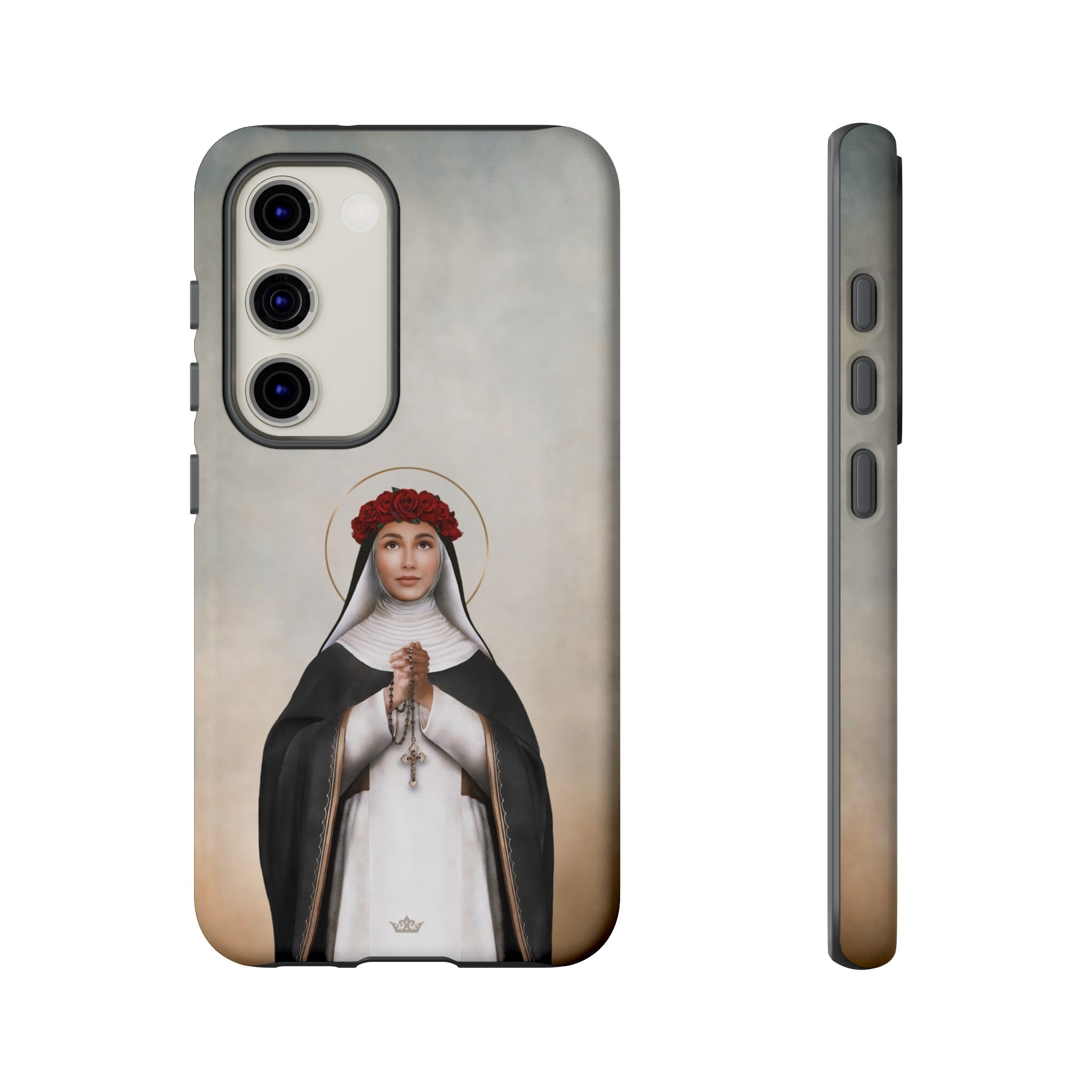 St. Rose of Lima Hard Phone Case (Light)