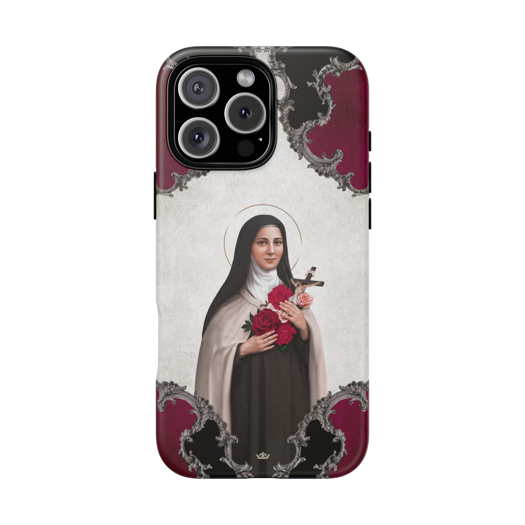 St. Therese of Lisieux Hard Phone Case (Baroque) Copyright VENXARA