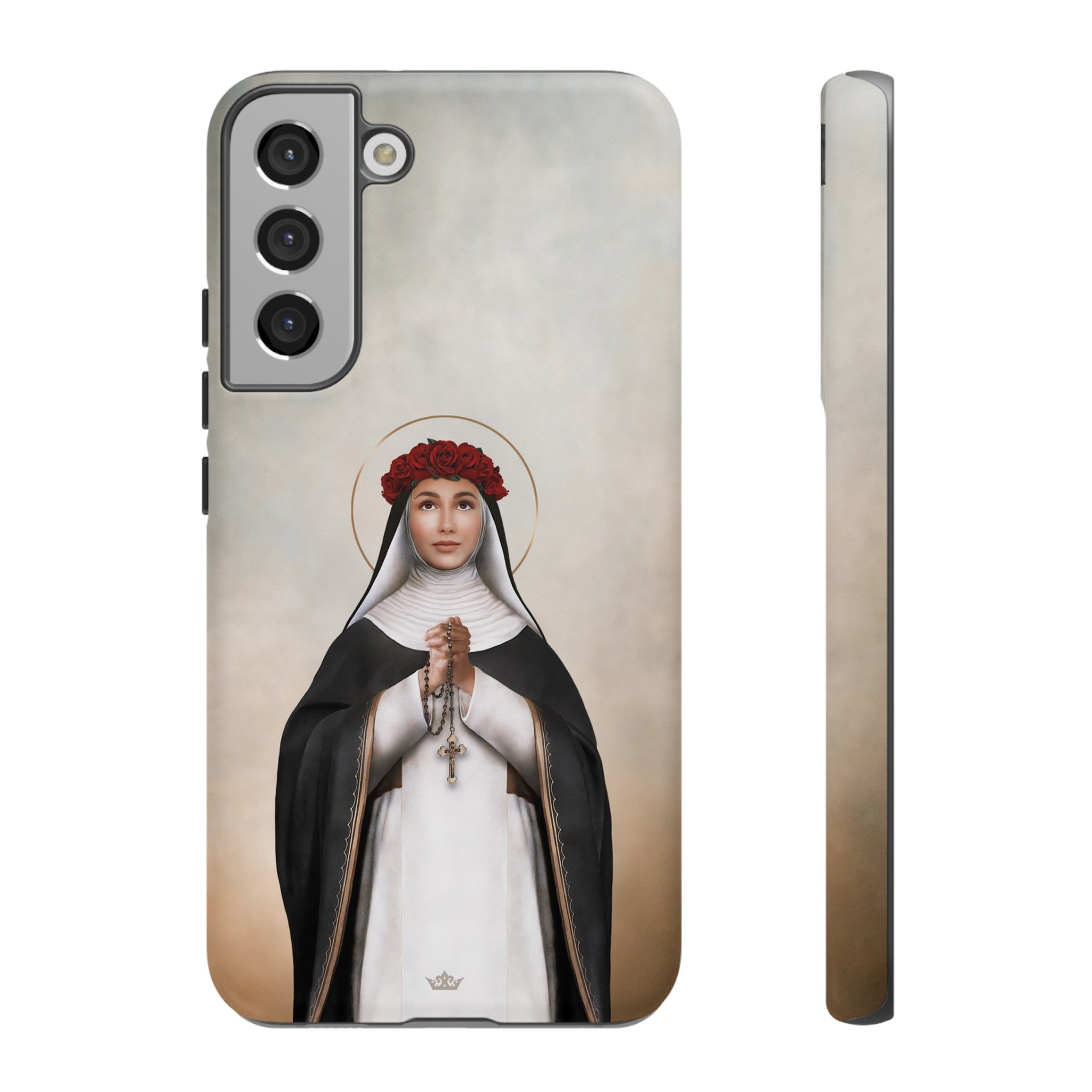 St. Rose of Lima Hard Phone Case (Light)