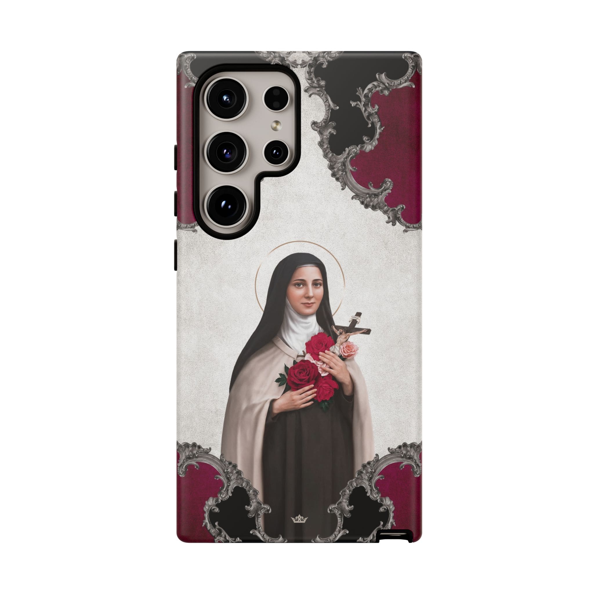 St. Therese of Lisieux Hard Phone Case (Baroque) Copyright VENXARA