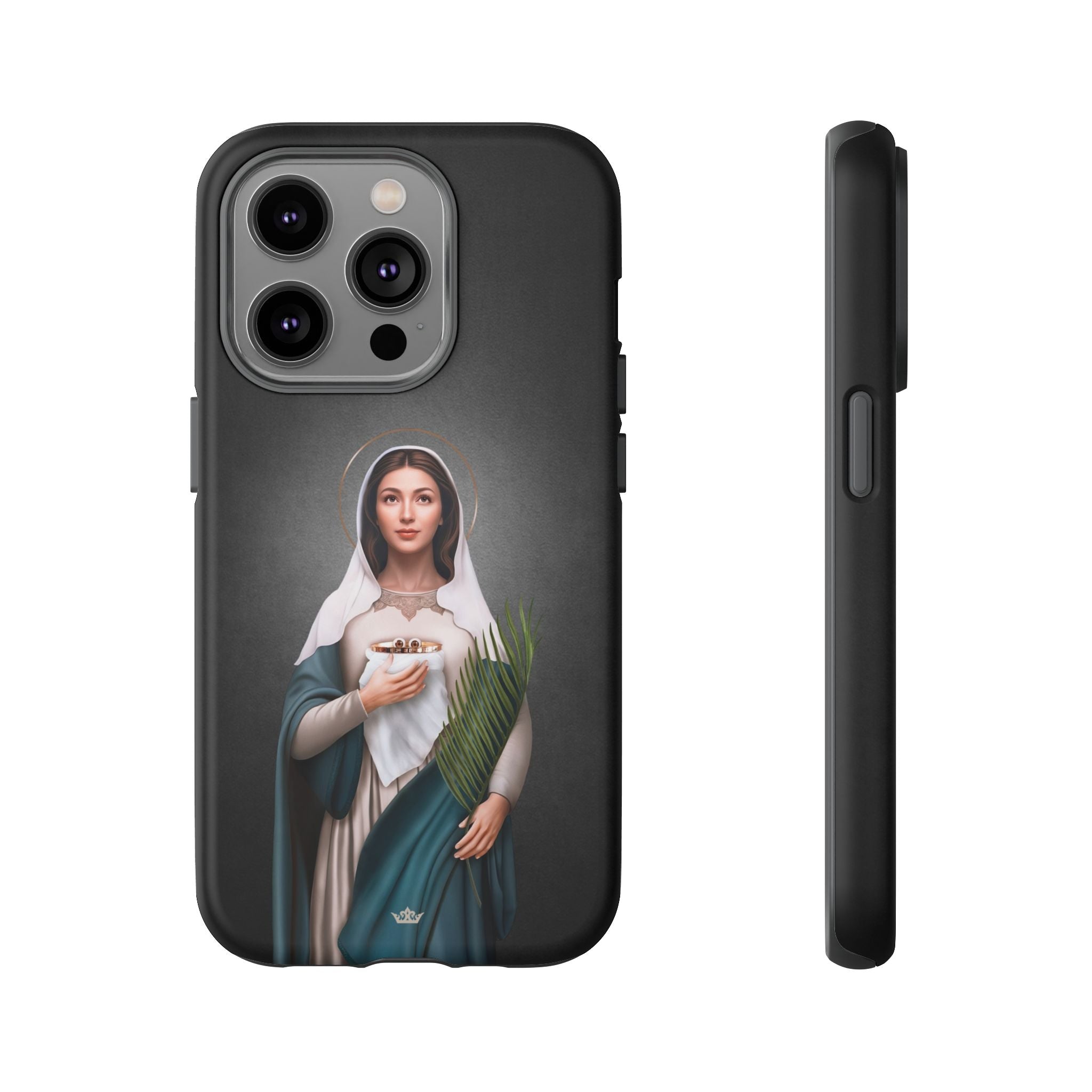St. Lucy Hard Phone Case (Dark)