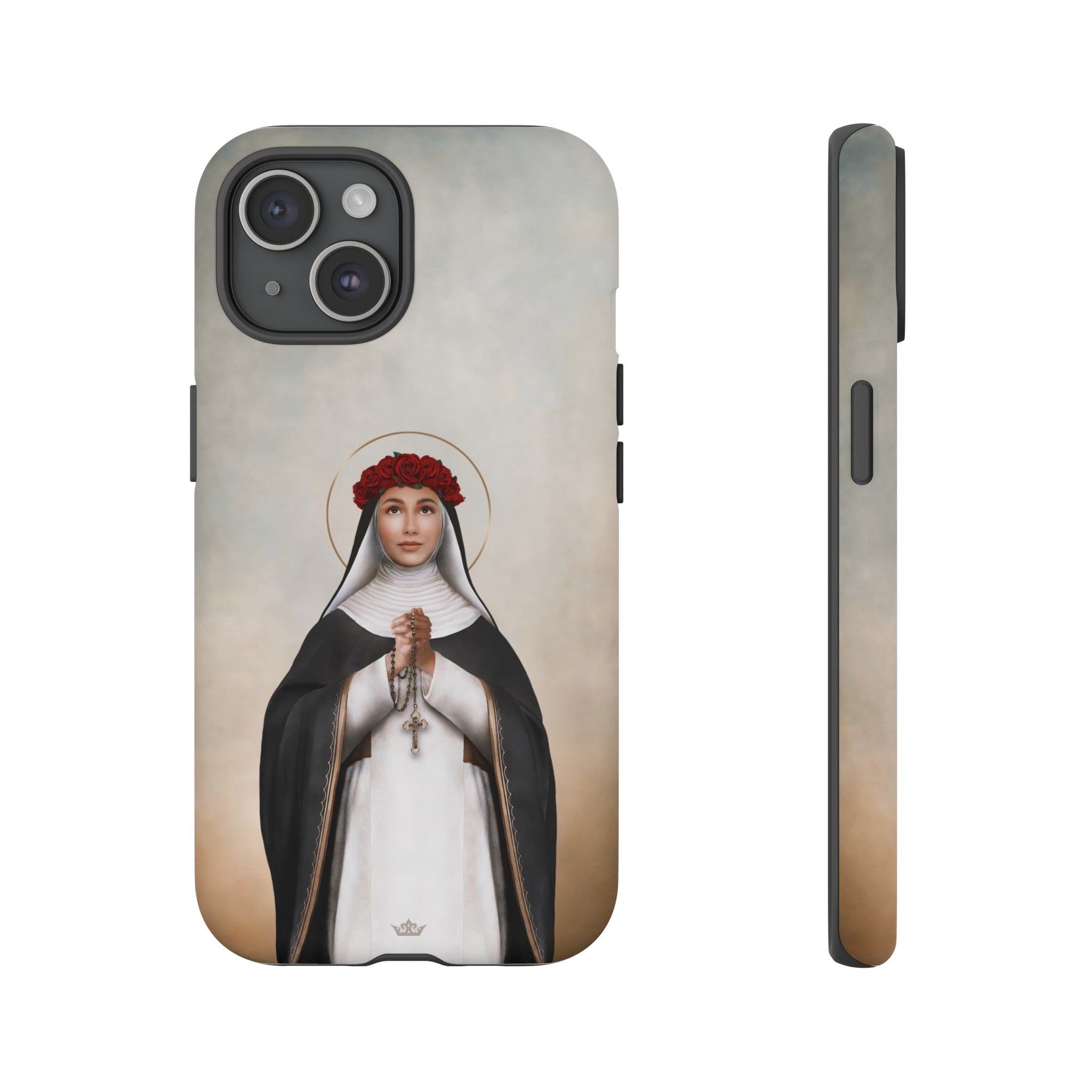 St. Rose of Lima Hard Phone Case (Light)