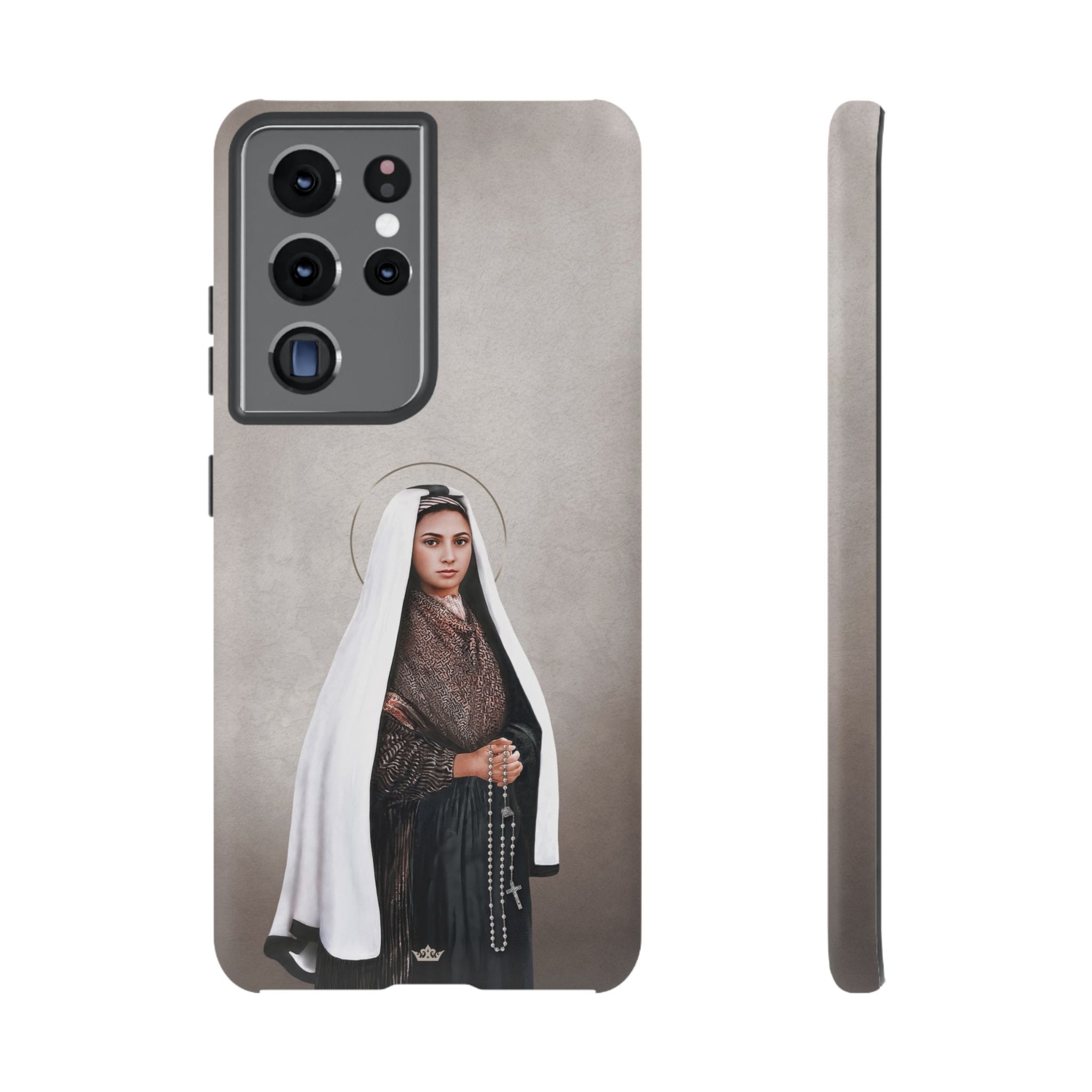 St. Bernadette Hard Phone Case (Light) Copyright VENXARA