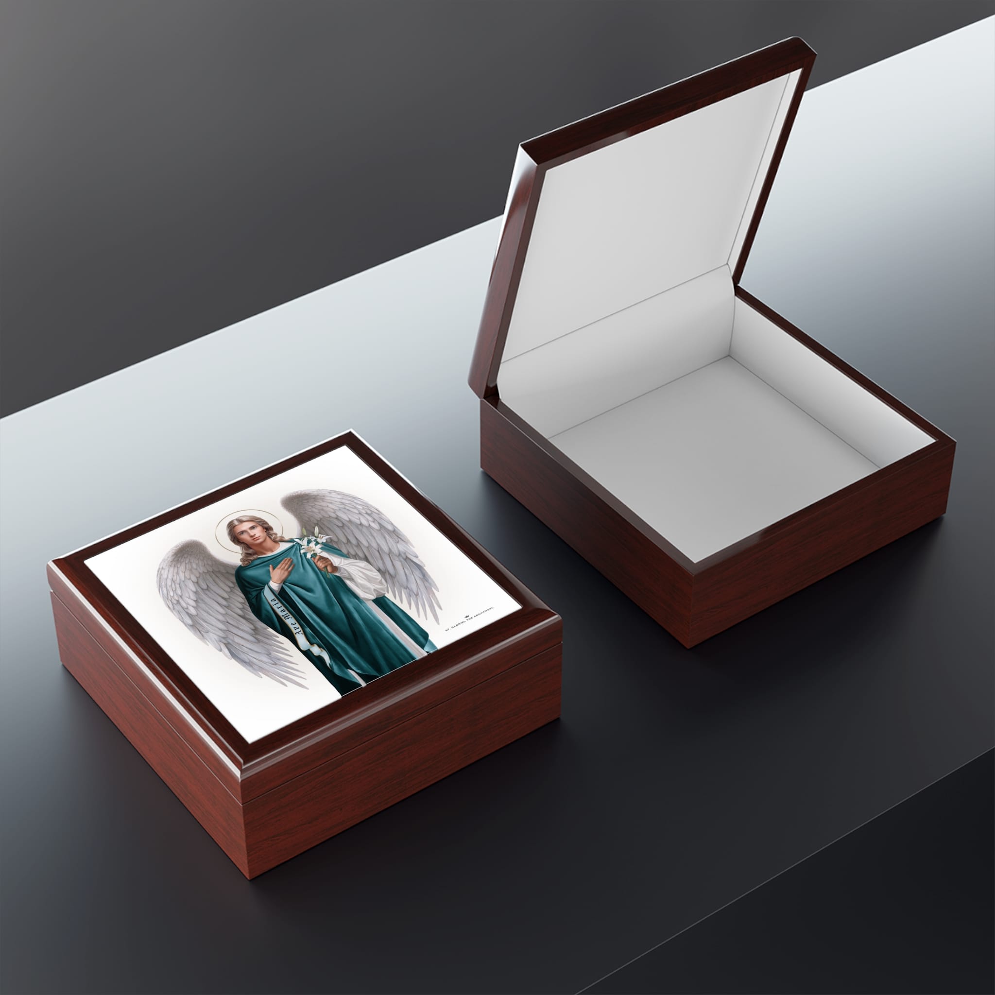 St. Gabriel the Archangel Keepsake Box Copyright VENXARA