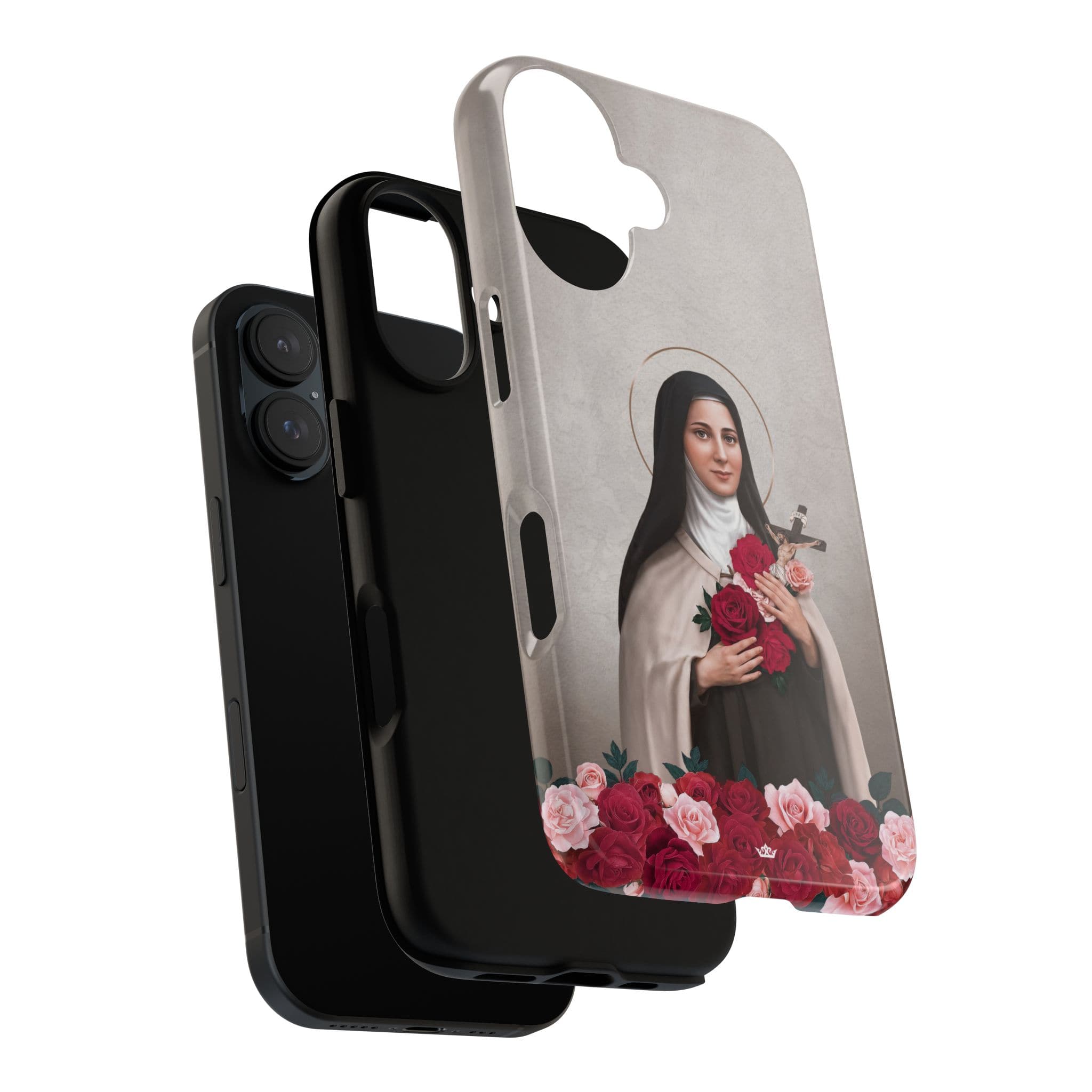 St. Therese of Lisieux Hard Phone Case (Light) Copyright VENXARA