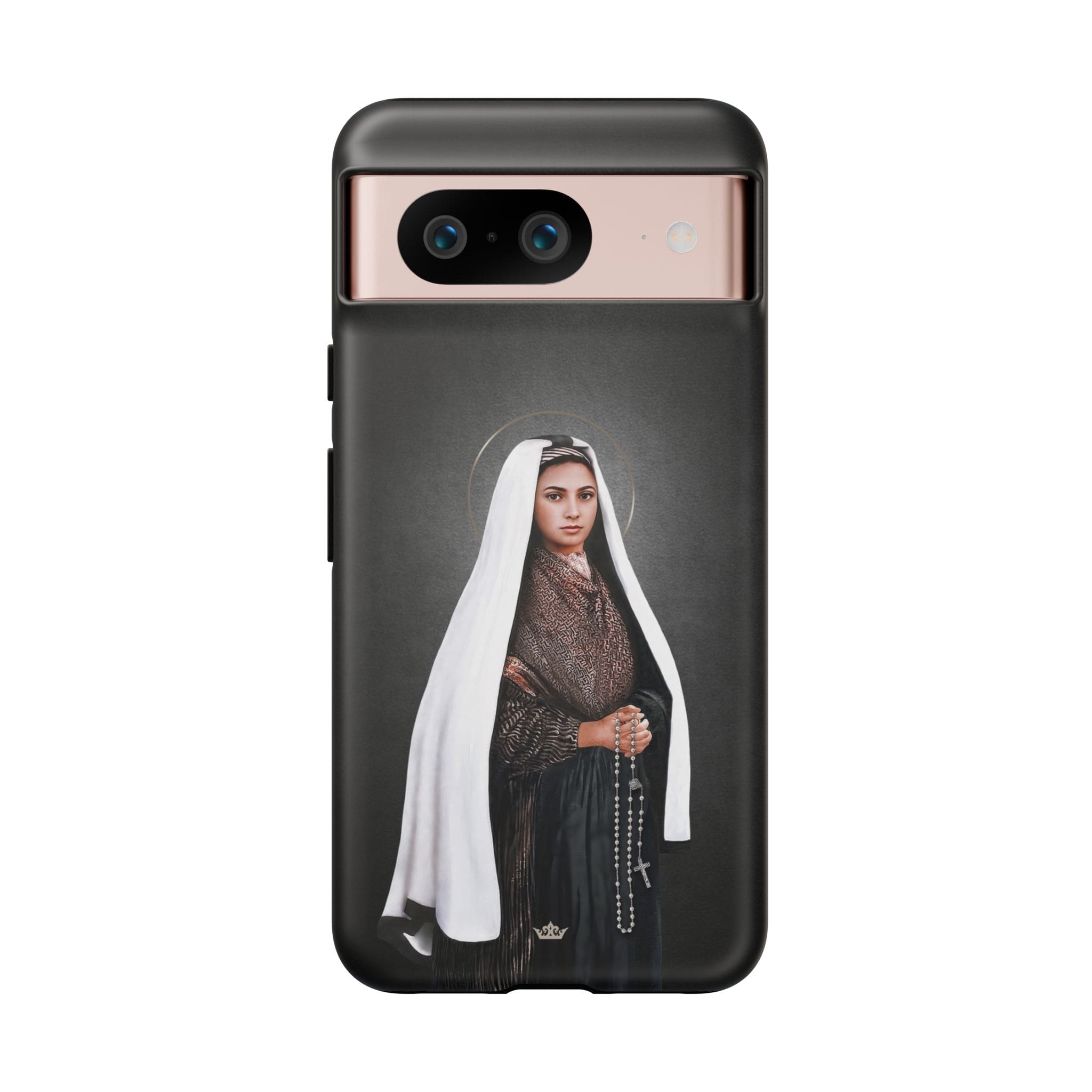 St. Bernadette Hard Phone Case (Dark) Copyright VENXARA