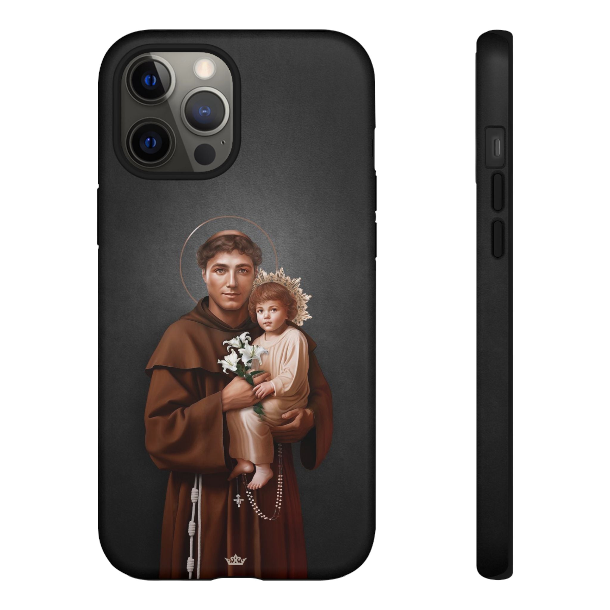 St. Anthony of Padua Hard Phone Case (Dark)