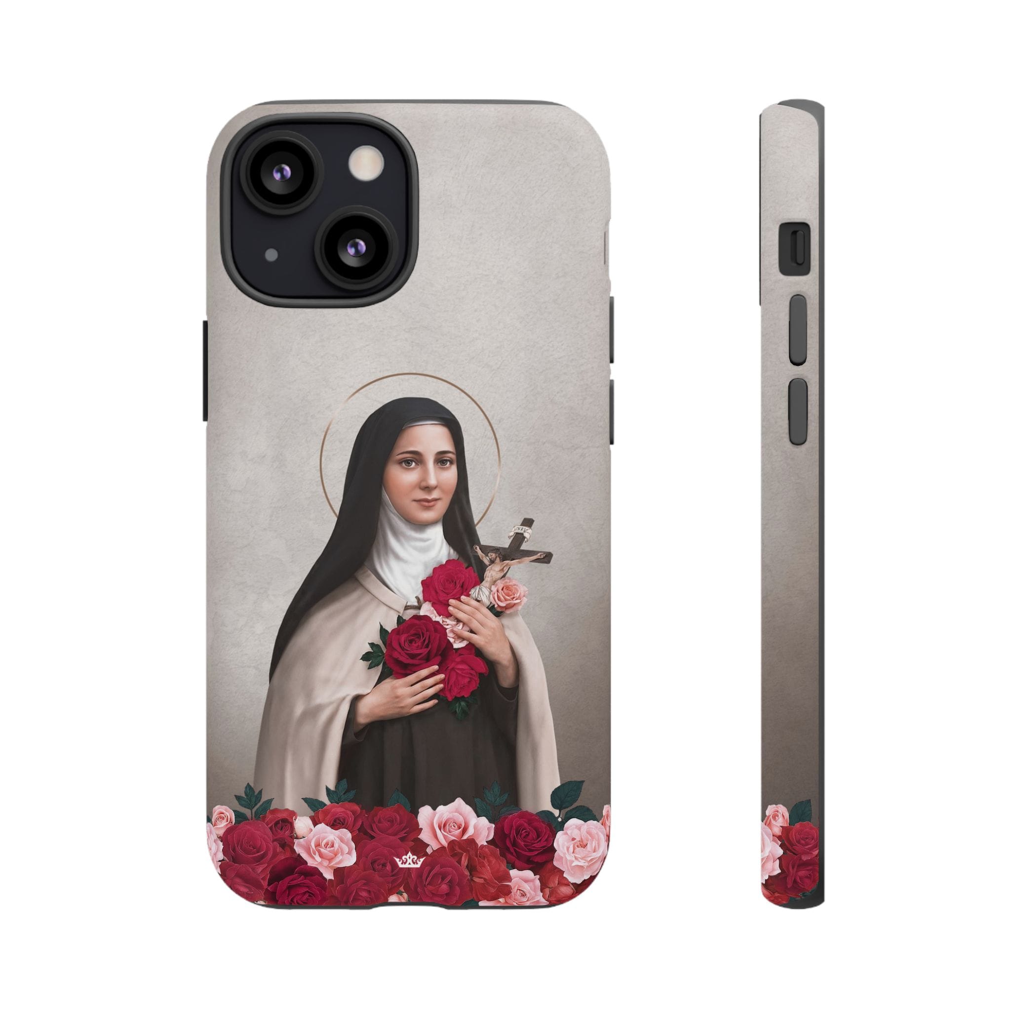 St. Therese of Lisieux Hard Phone Case (Light) Copyright VENXARA