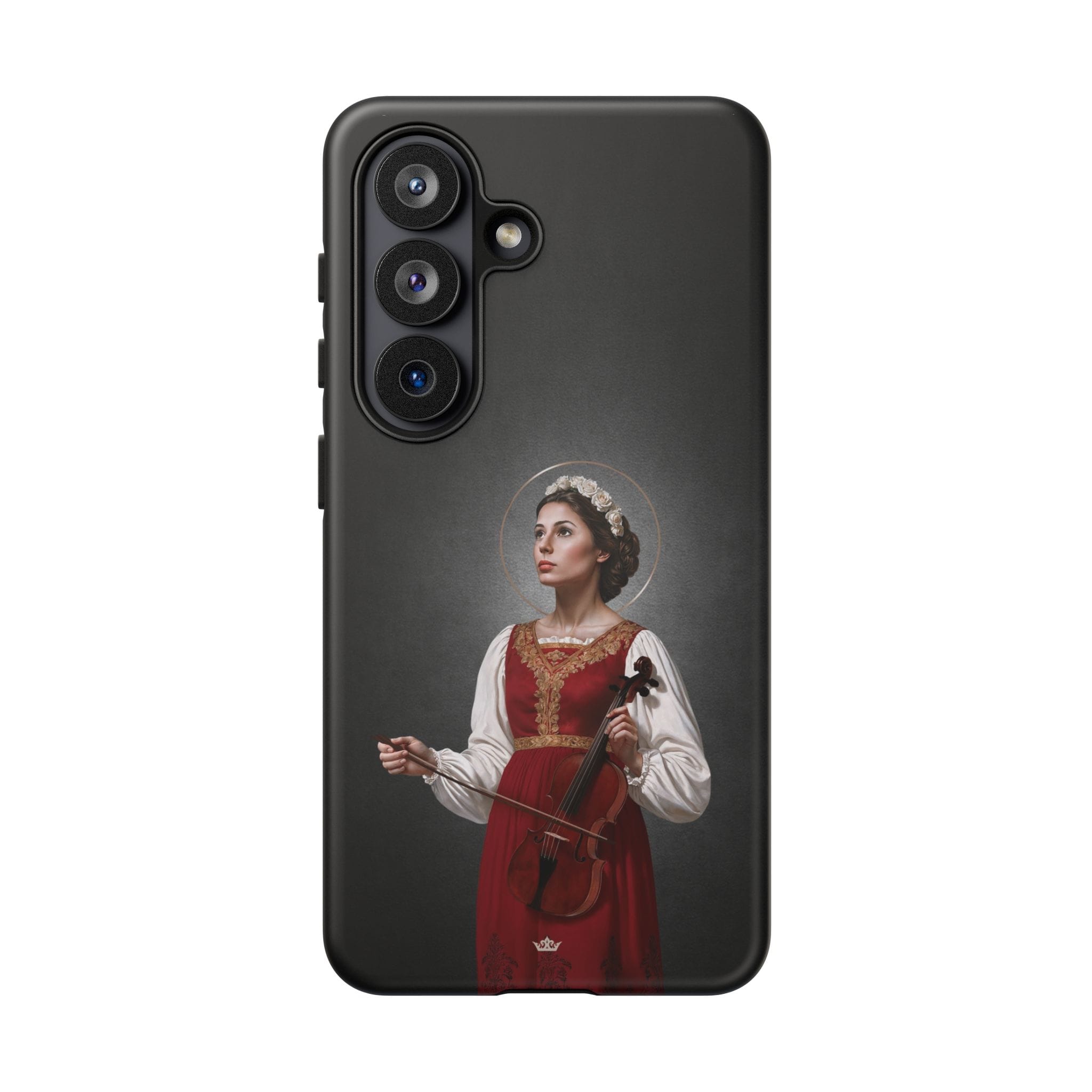 St. Cecilia Hard Phone Case (Dark) Copyright VENXARA
