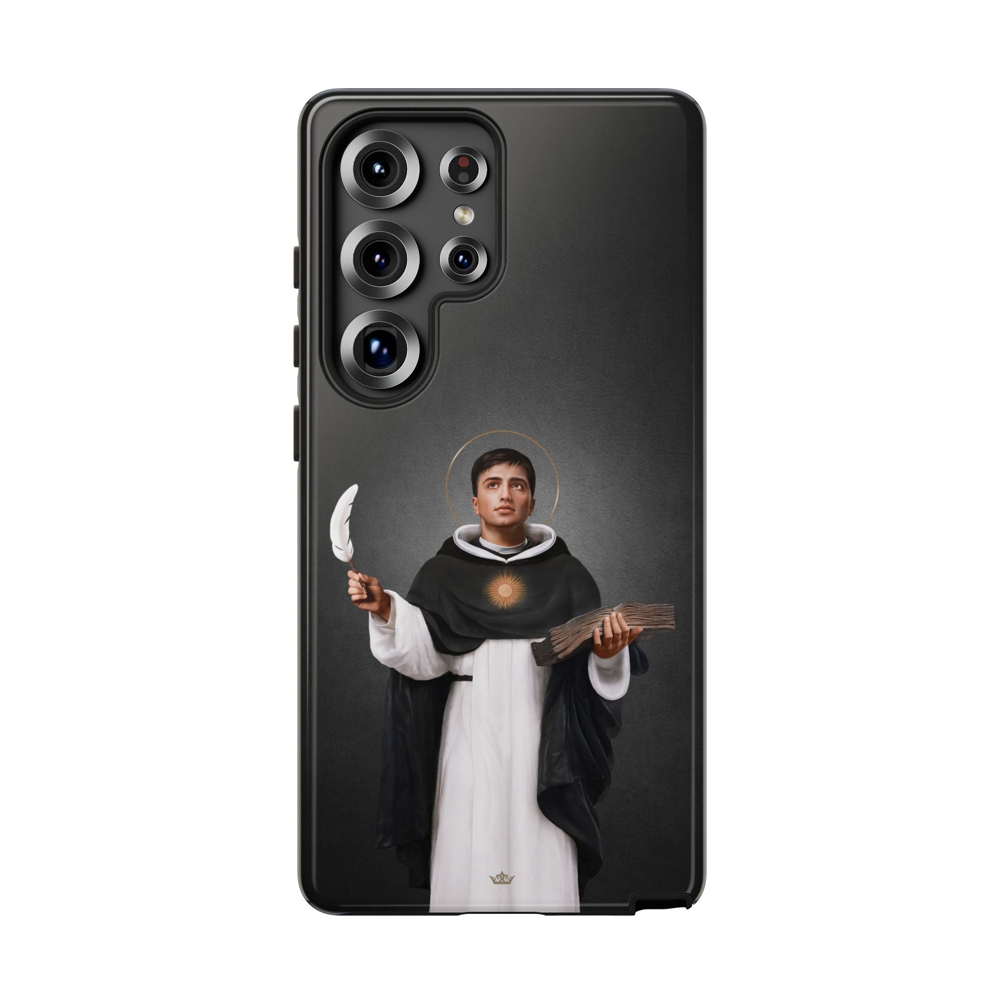 St. Thomas Aquinas Hard Phone Case (Dark)