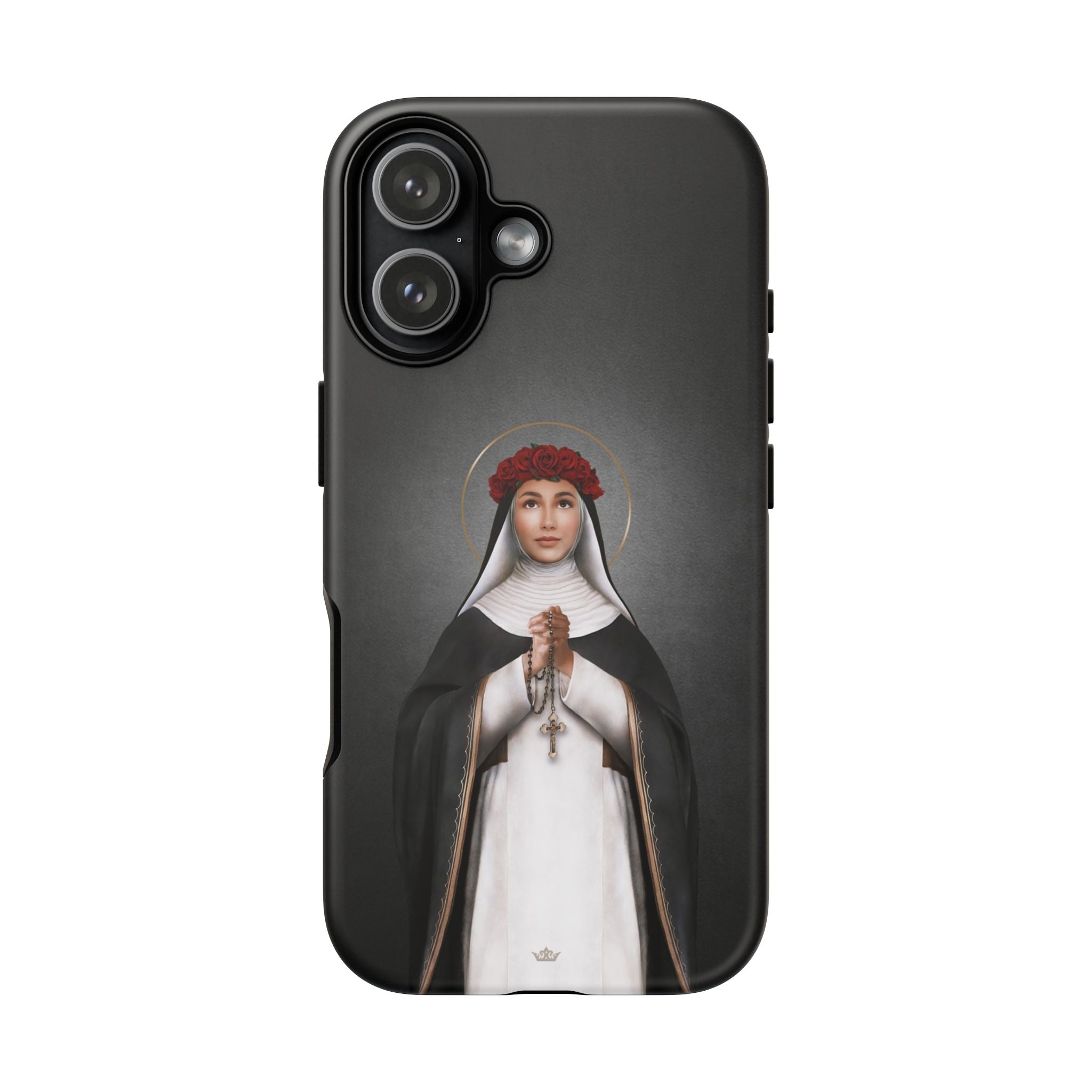 St. Rose of Lima Hard Phone Case (Dark)