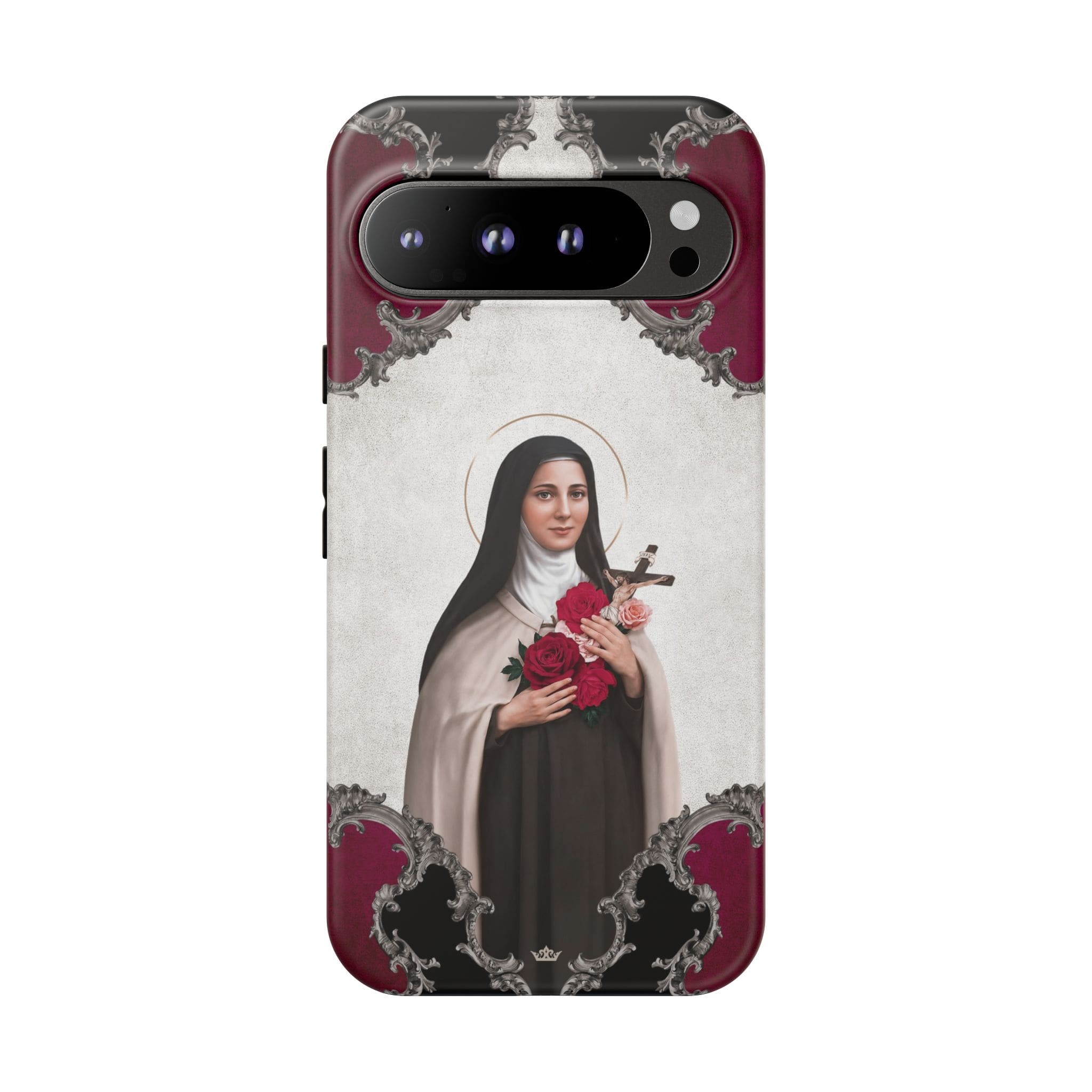 St. Therese of Lisieux Hard Phone Case (Baroque) Copyright VENXARA