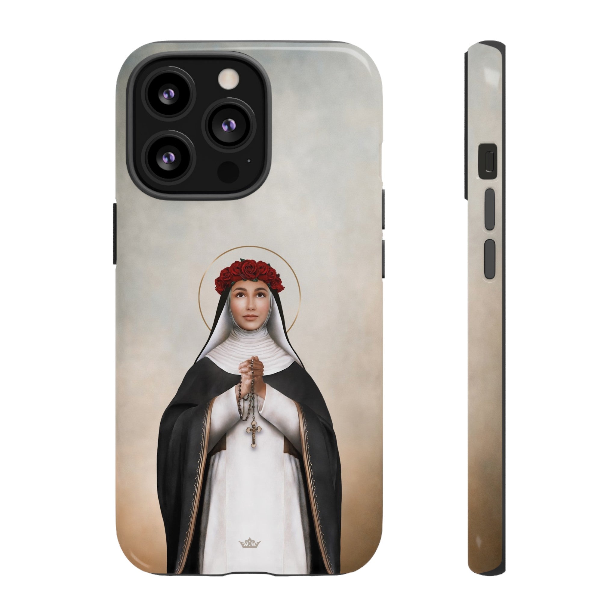 St. Rose of Lima Hard Phone Case (Light)