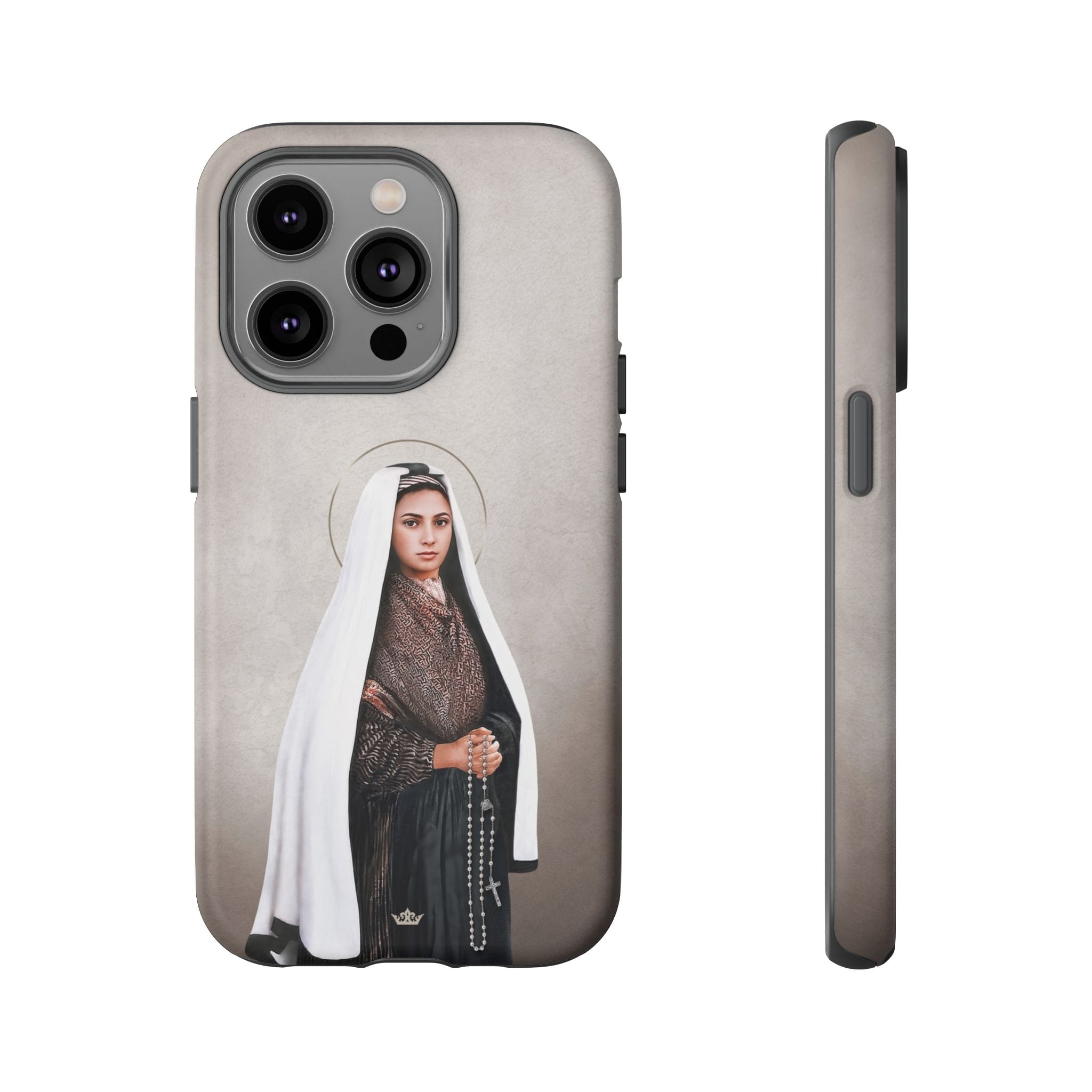St. Bernadette Hard Phone Case (Light) Copyright VENXARA