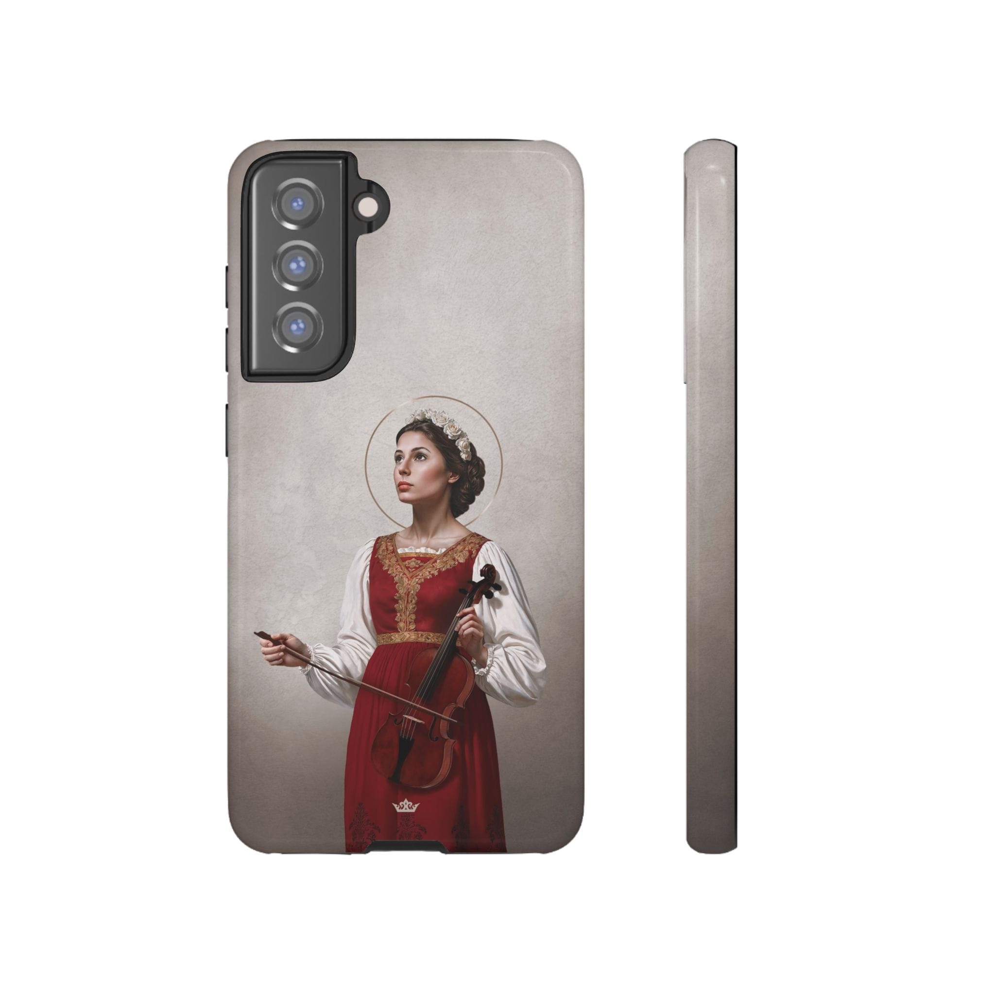 St. Cecilia Hard Phone Case (Light) Copyright VENXARA