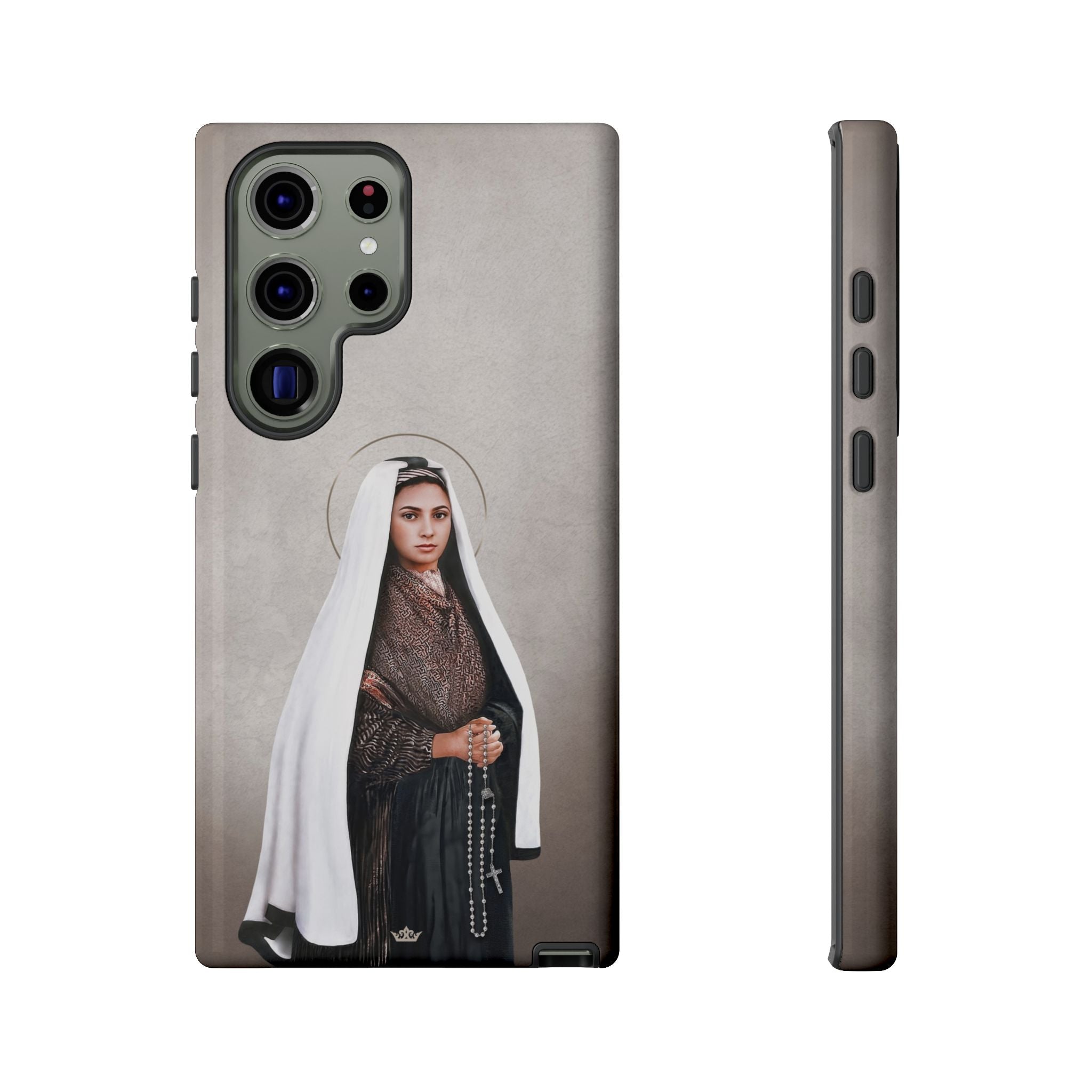 St. Bernadette Hard Phone Case (Light)