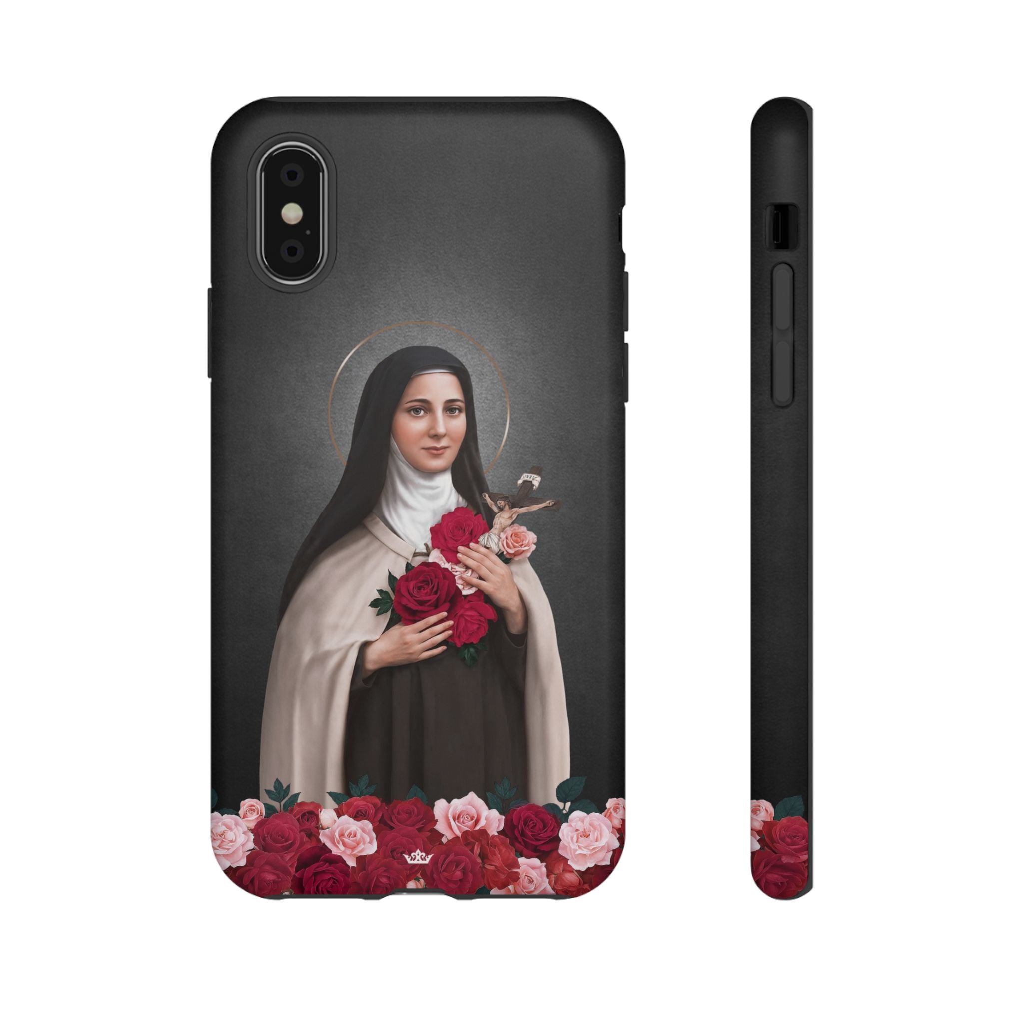 St. Therese of Lisieux Hard Phone Case (Dark)