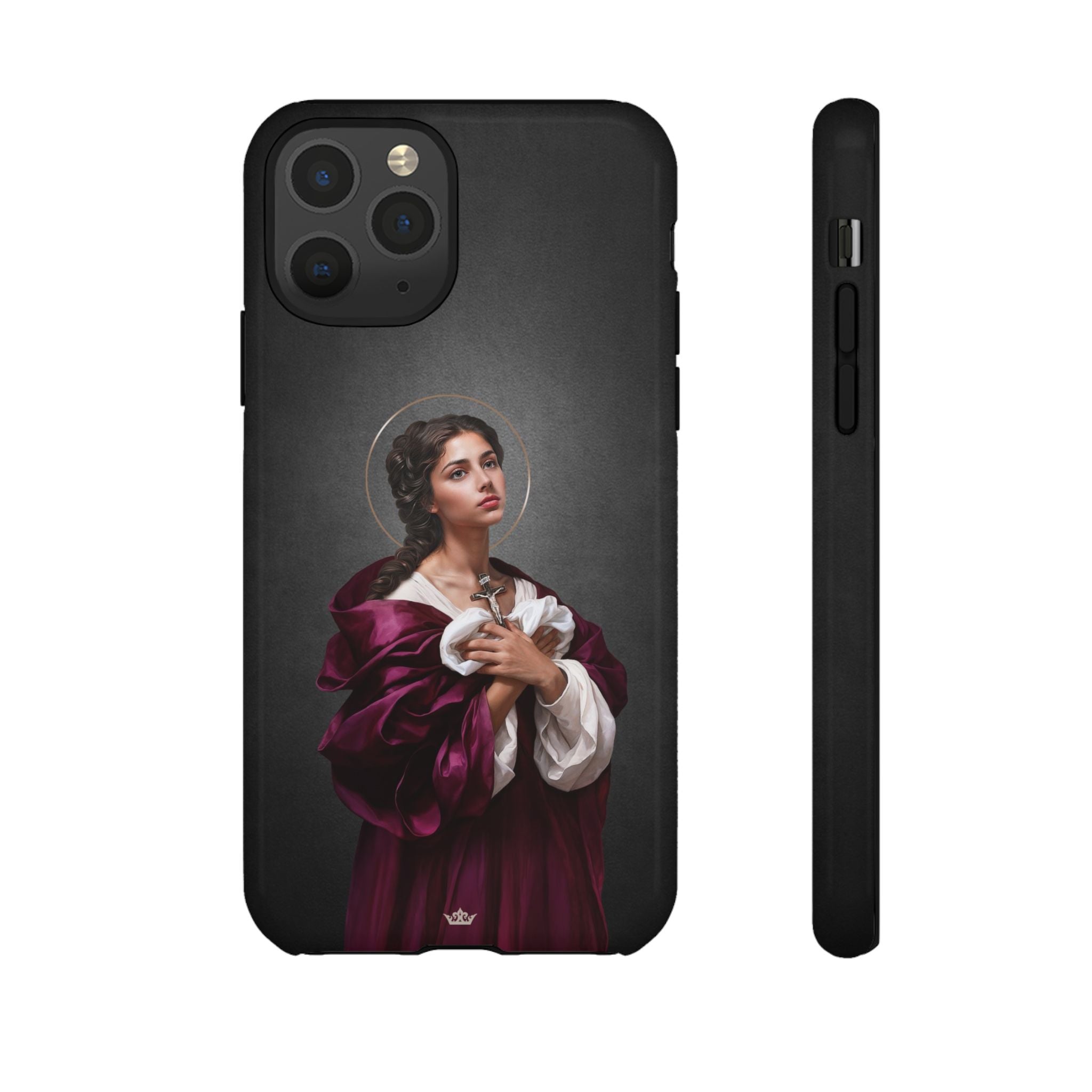 St. Agatha Hard Phone Case (Dark)