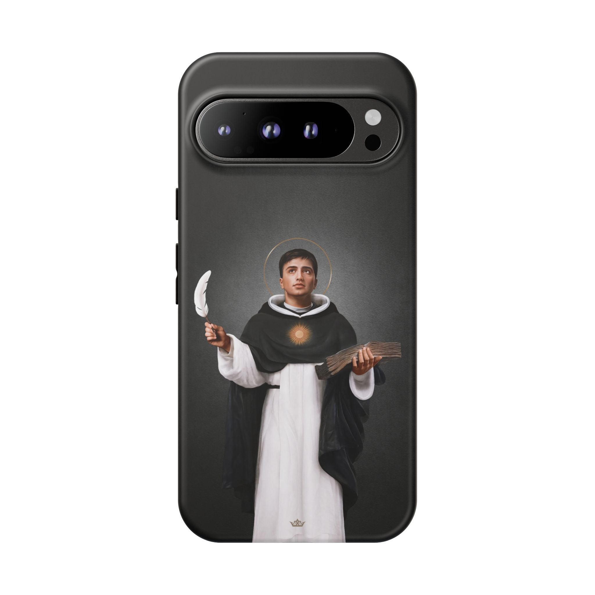 St. Thomas Aquinas Hard Phone Case (Dark)