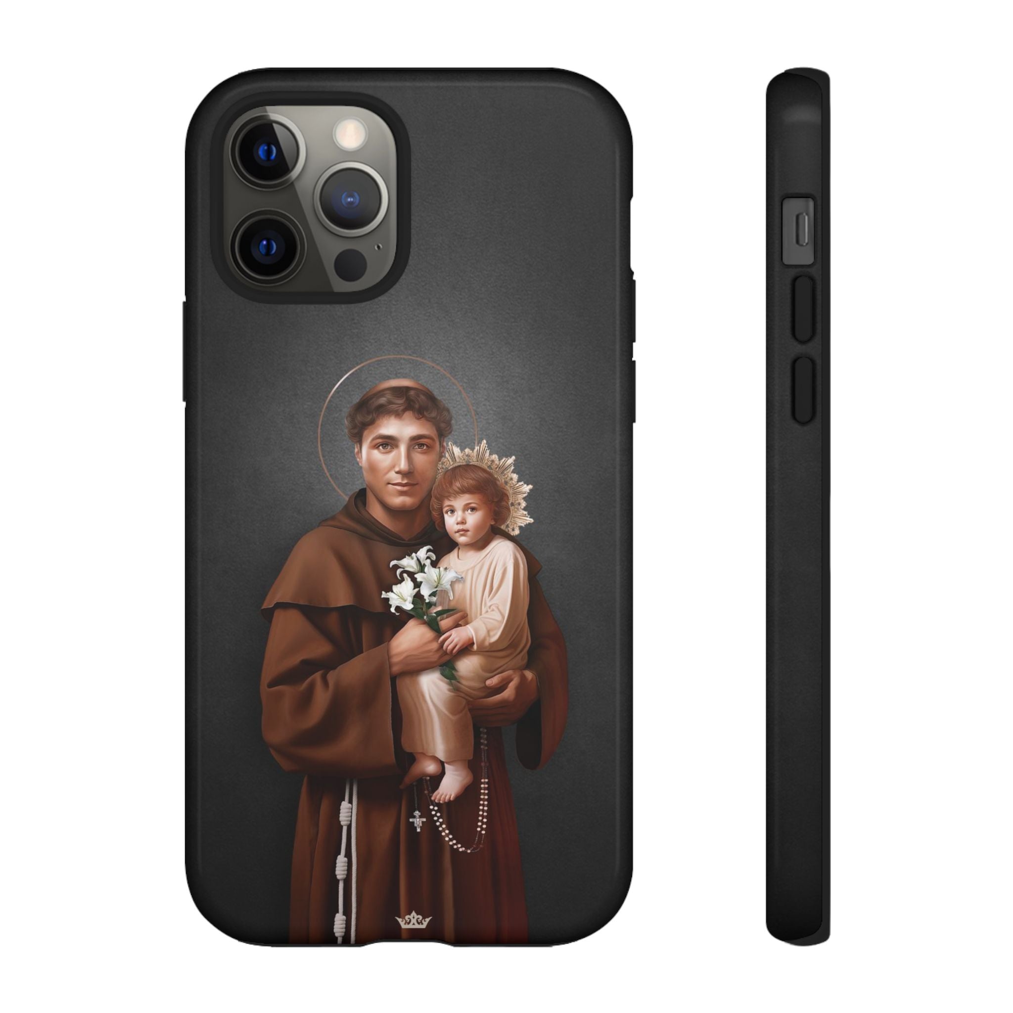 St. Anthony of Padua Hard Phone Case (Dark)
