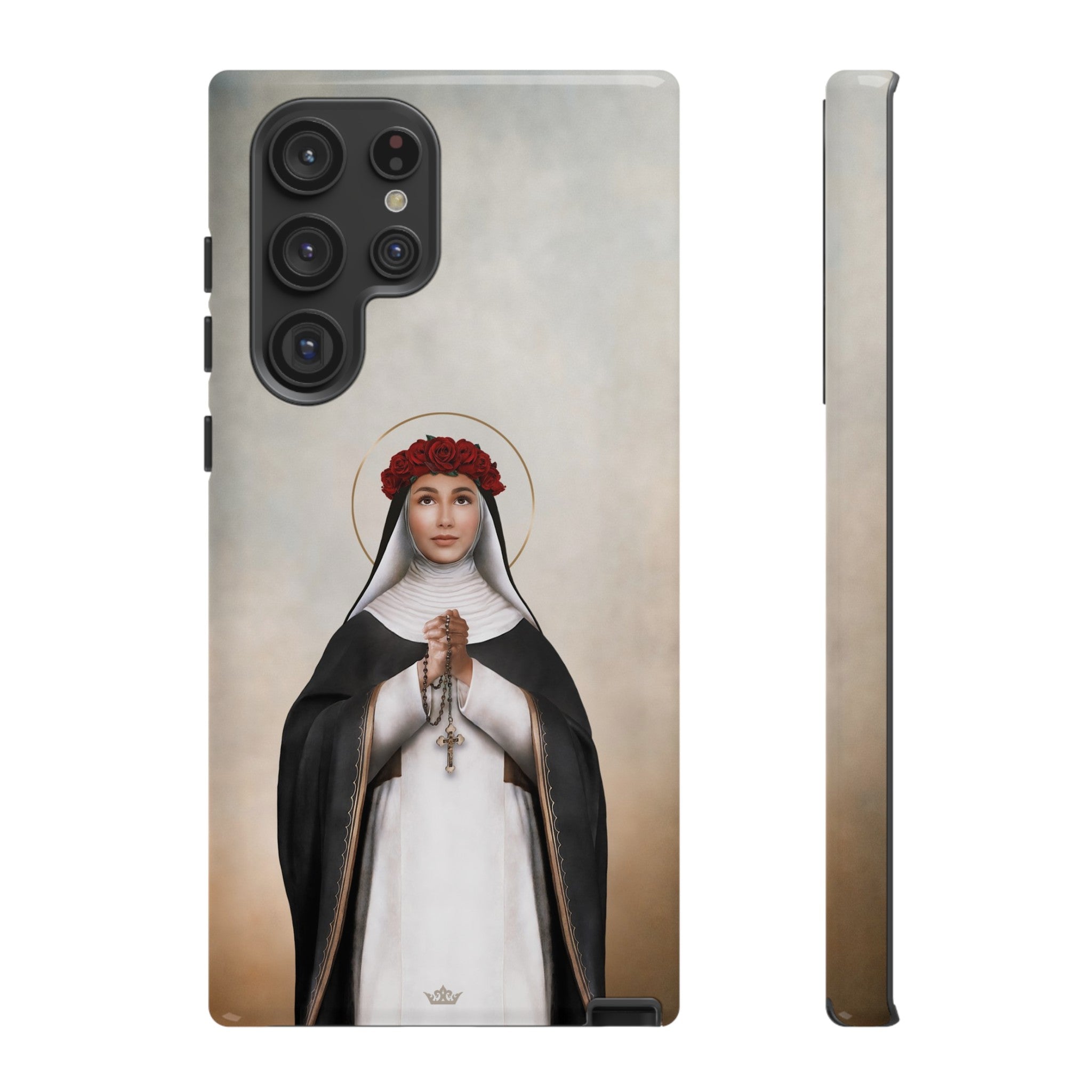 St. Rose of Lima Hard Phone Case (Light)