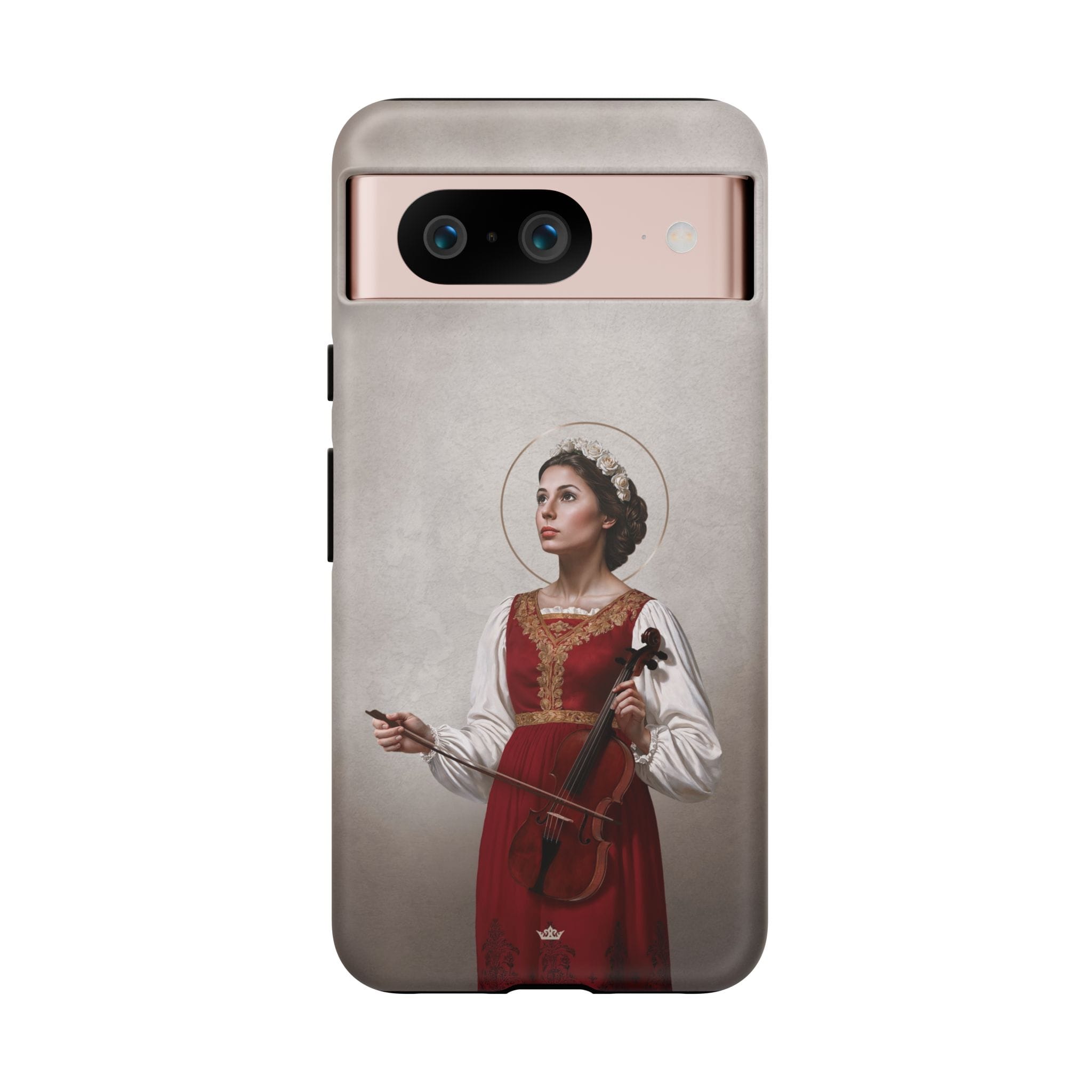 St. Cecilia Hard Phone Case (Light) Copyright VENXARA