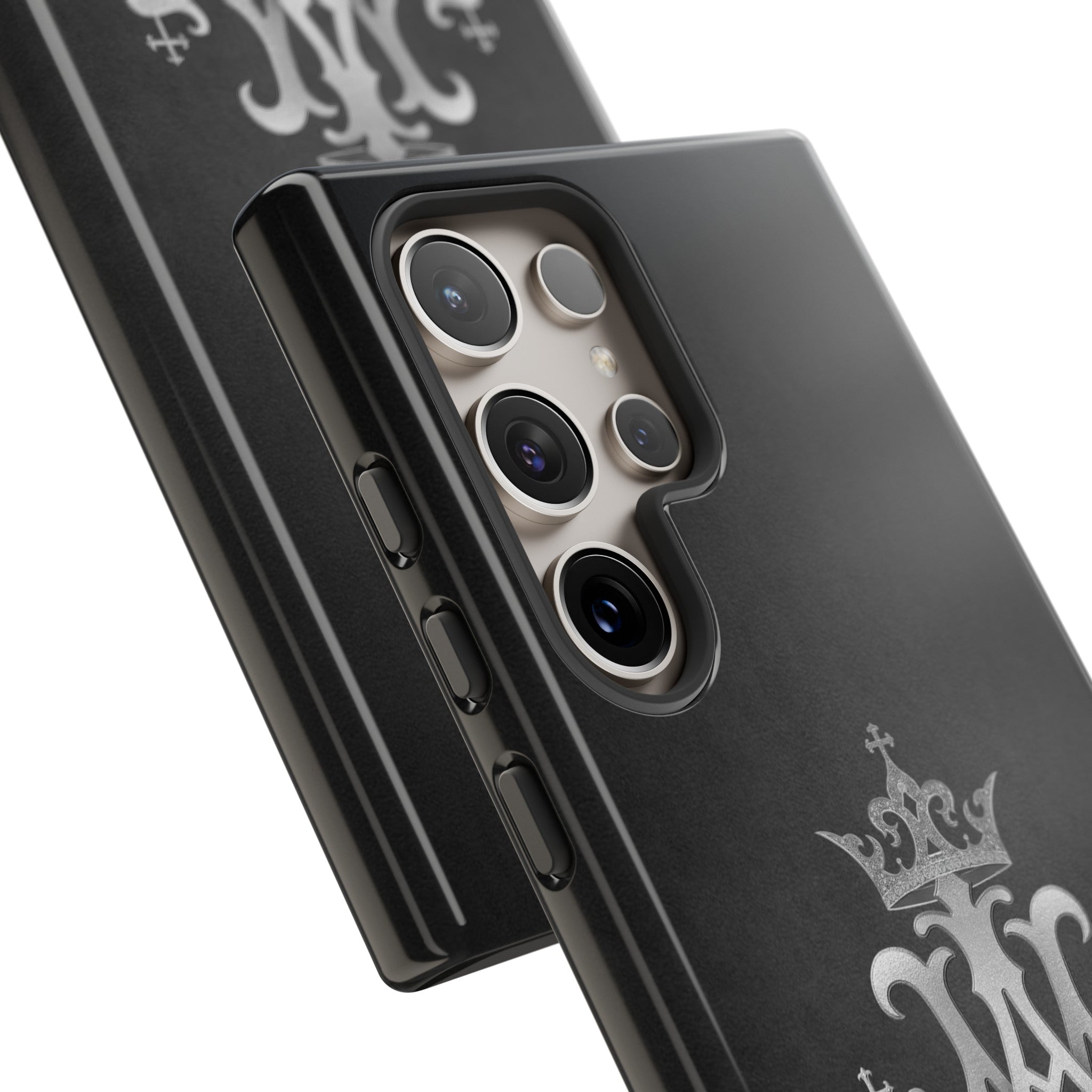 Ave Maria Hard Phone Case (Charcoal)