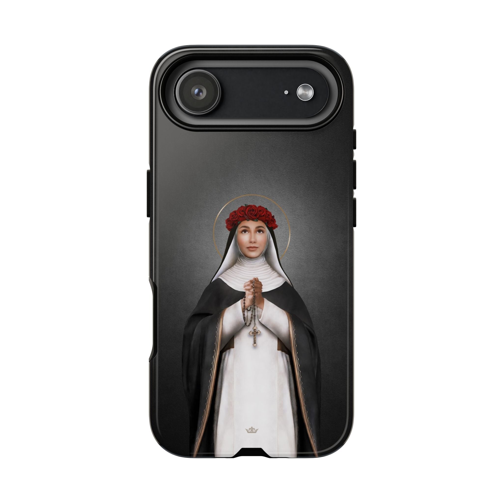 St. Rose of Lima Hard Phone Case (Dark)
