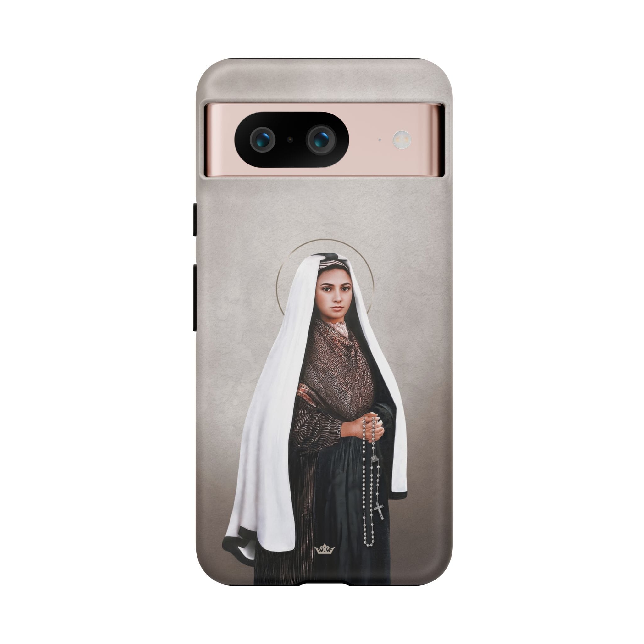 St. Bernadette Hard Phone Case (Light) Copyright VENXARA