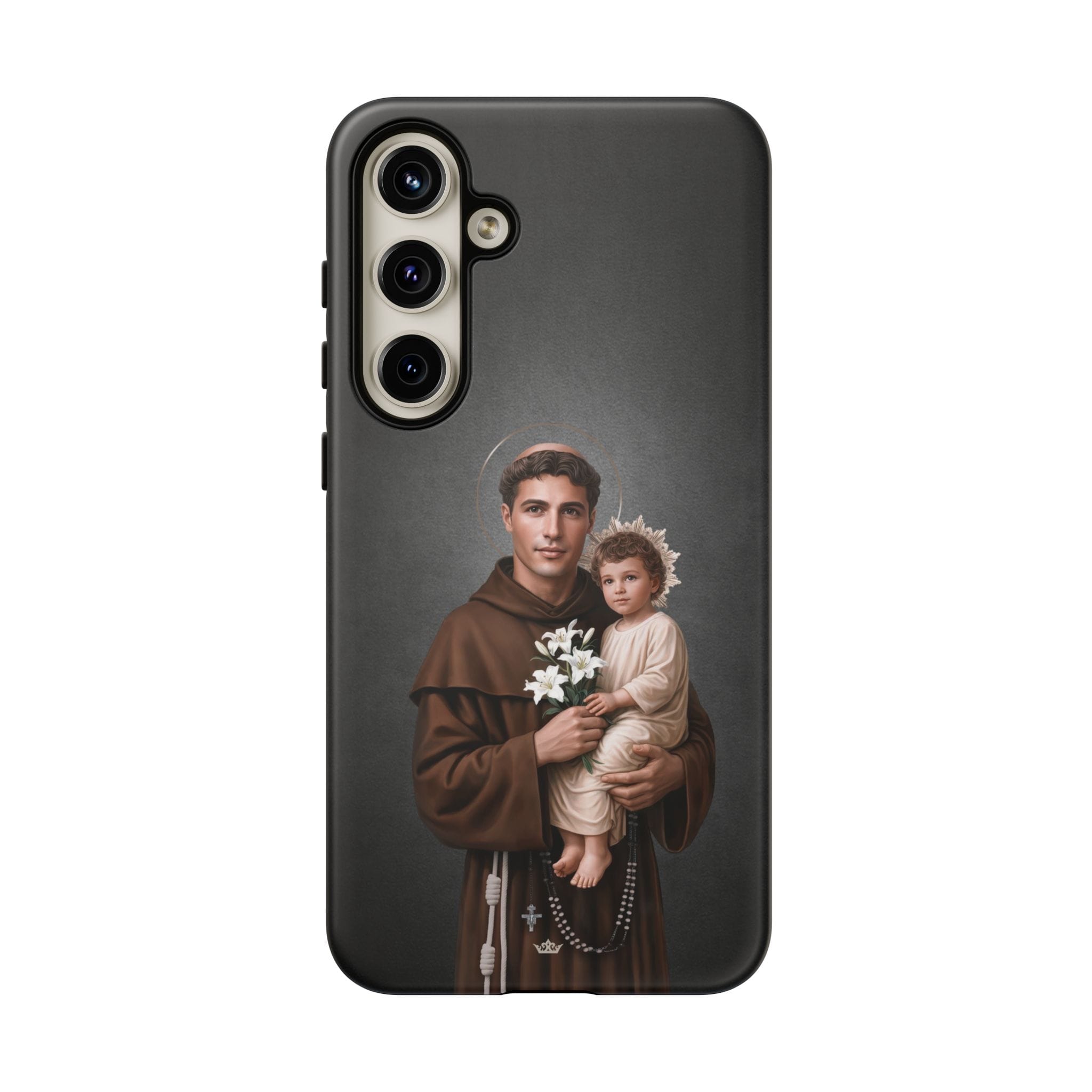 St. Anthony of Padua Hard Phone Case (Dark) Copyright VENXARA