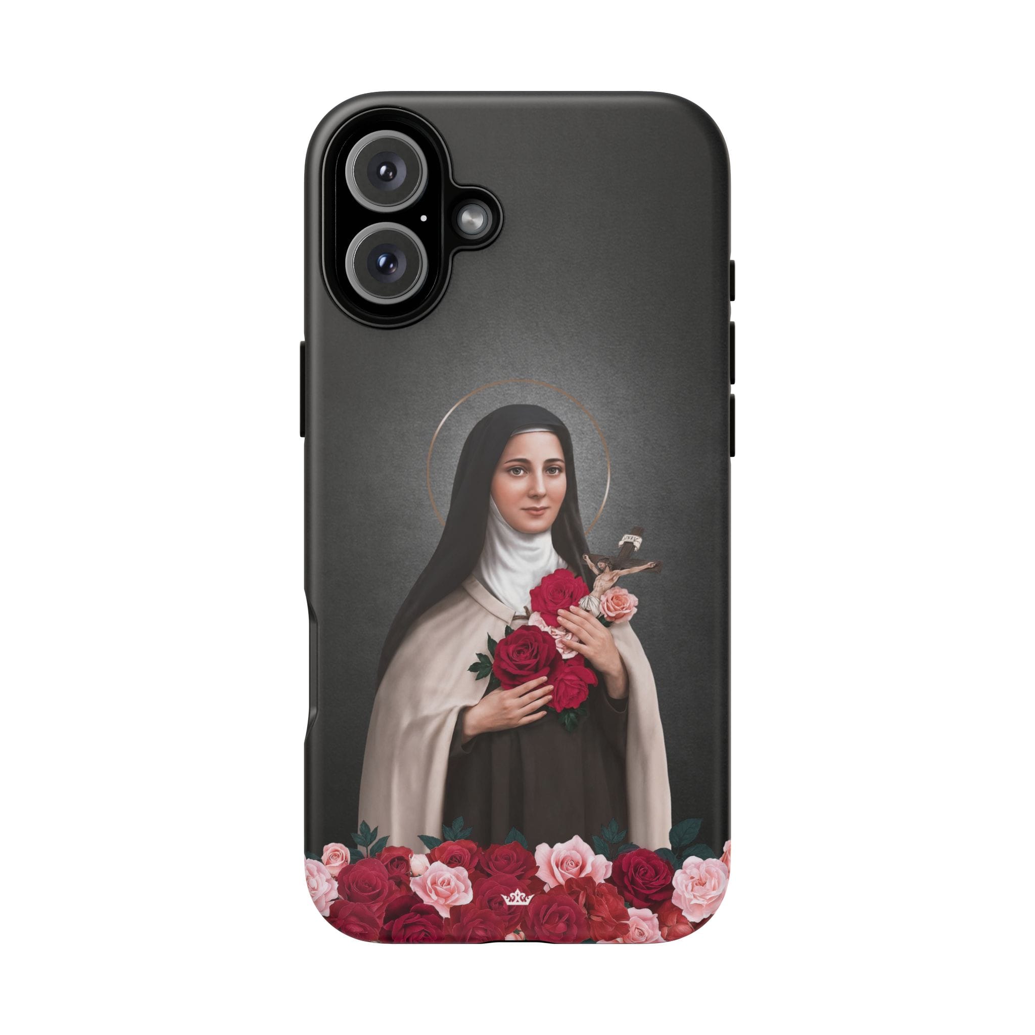 St. Therese of Lisieux Hard Phone Case (Dark) Copyright VENXARA