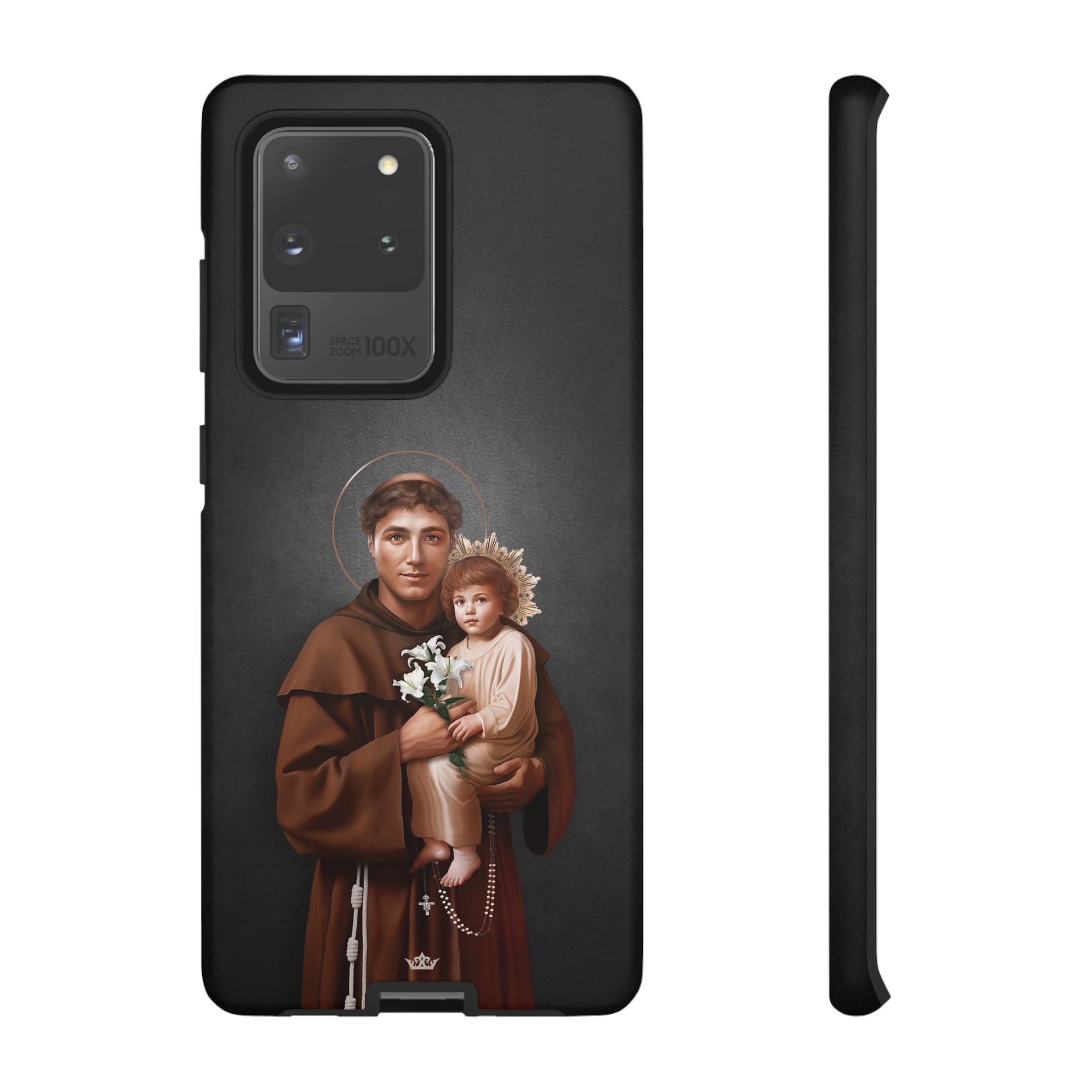 St. Anthony of Padua Hard Phone Case (Dark)