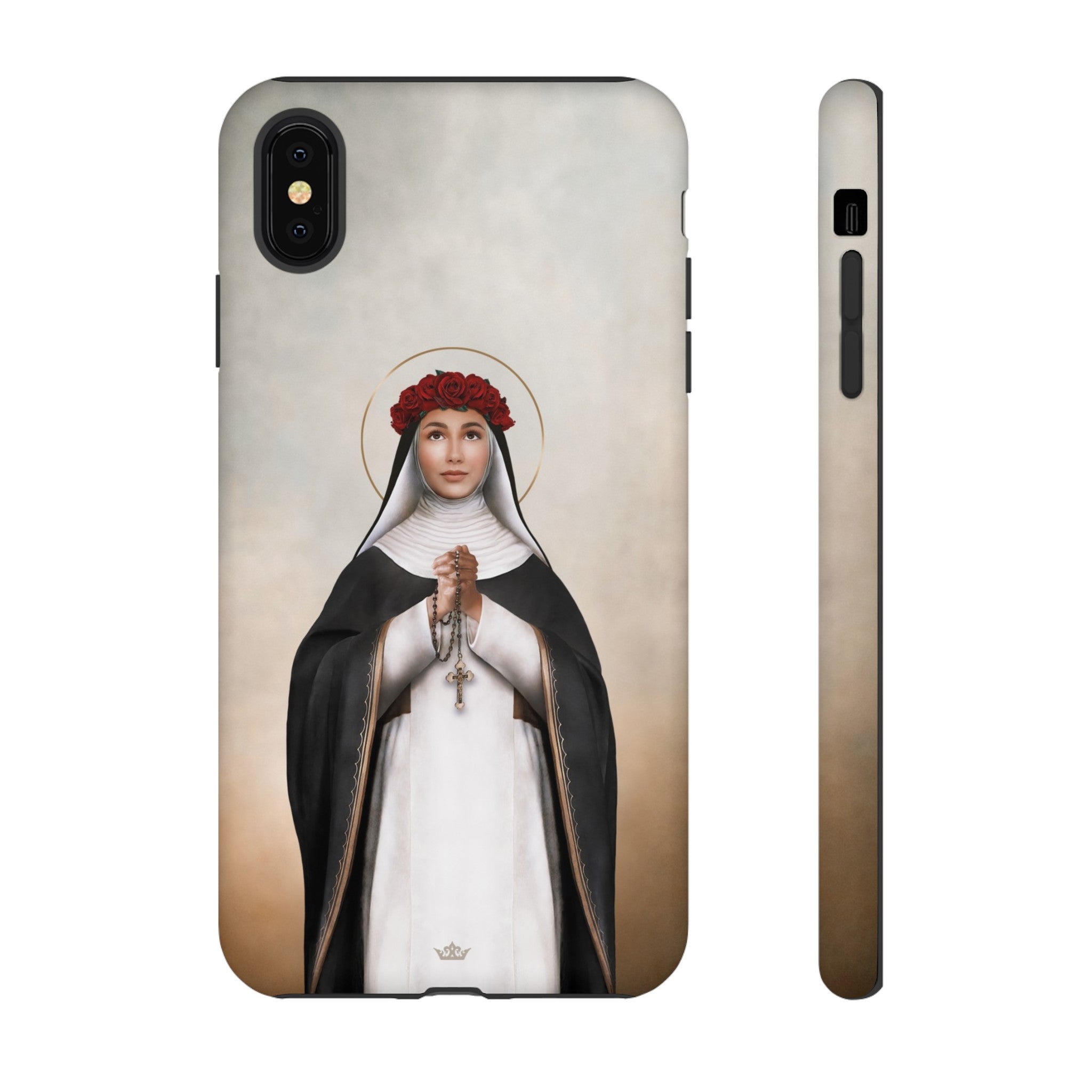 St. Rose of Lima Hard Phone Case (Light)