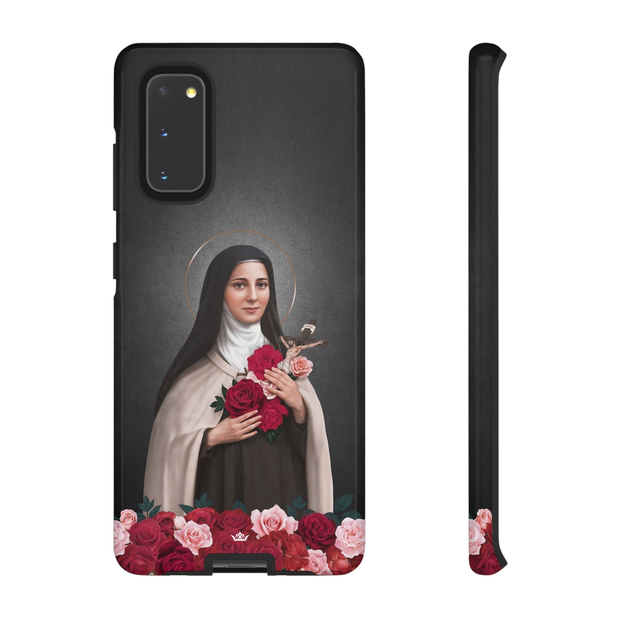 St. Therese of Lisieux Hard Phone Case (Dark)