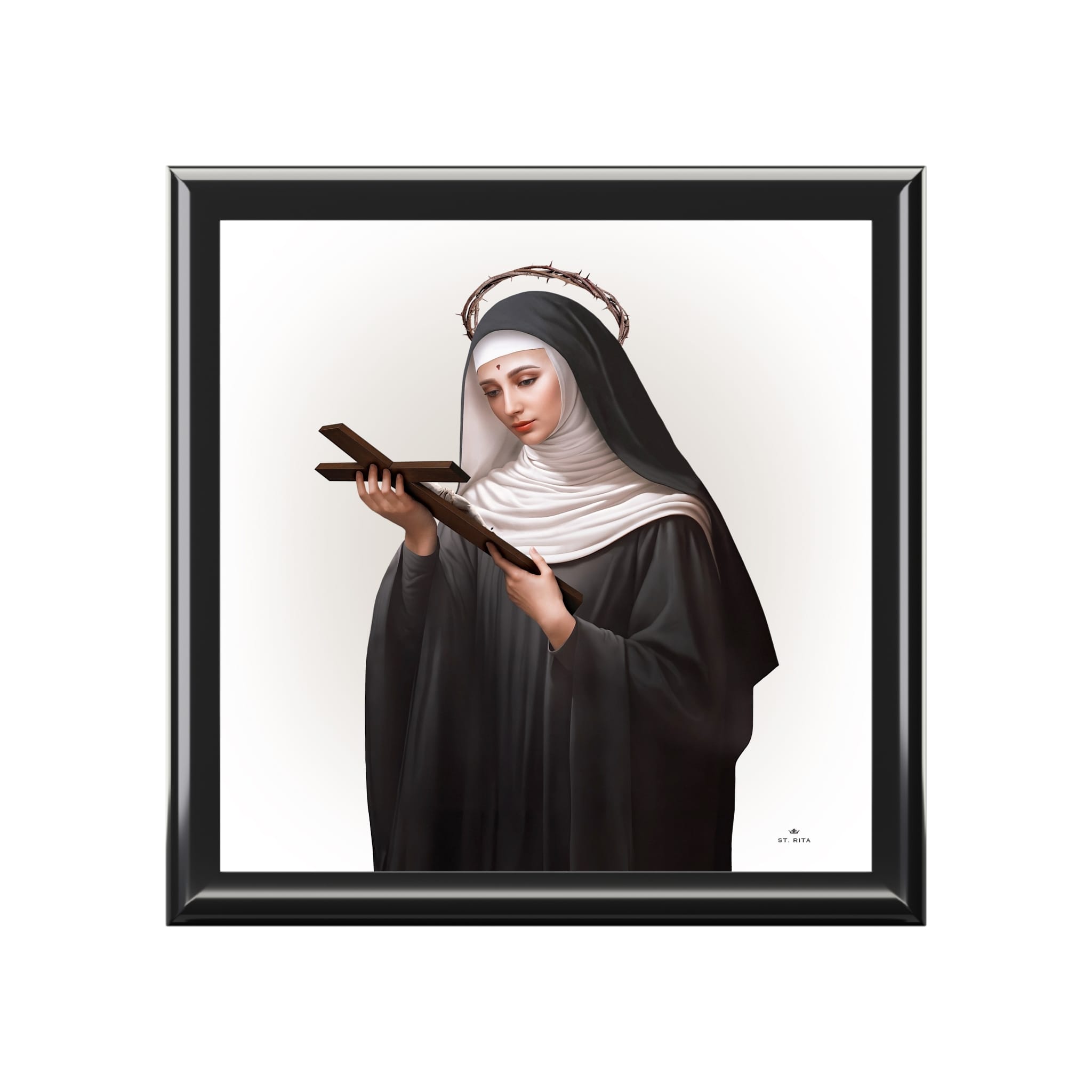 St. Rita of Cascia Keepsake Box Copyright VENXARA
