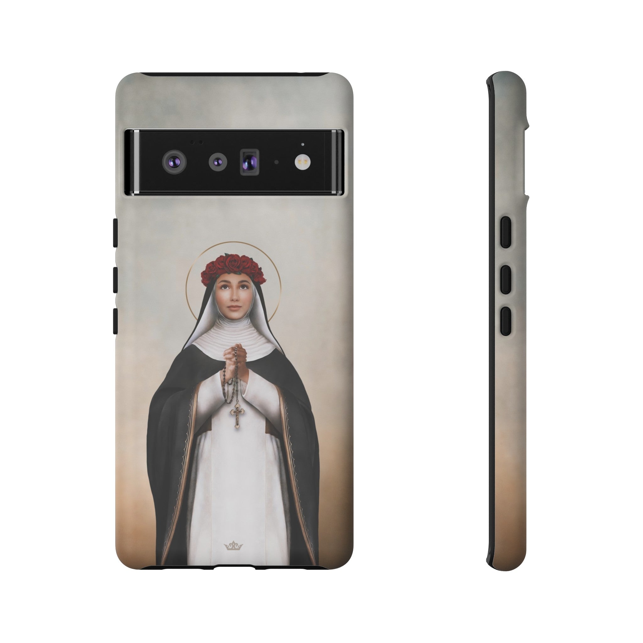 St. Rose of Lima Hard Phone Case (Light)