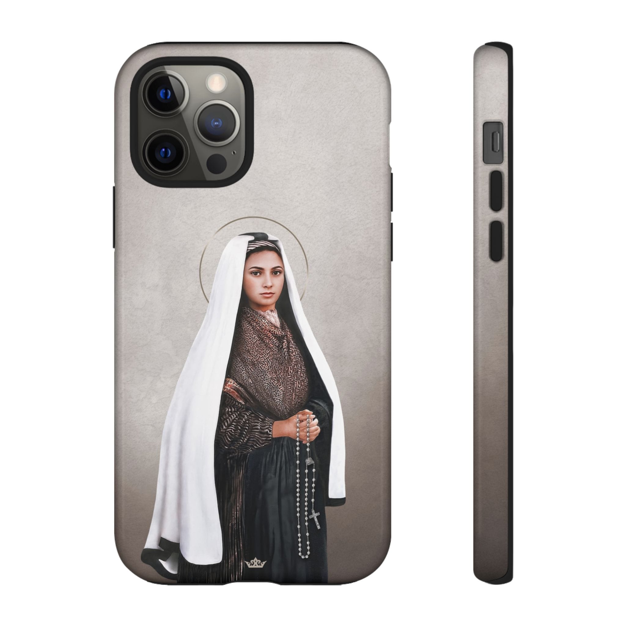 St. Bernadette Hard Phone Case (Light) Copyright VENXARA