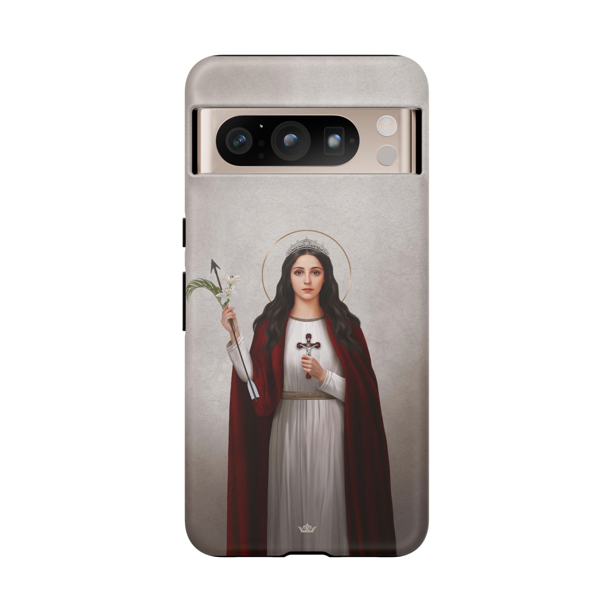St. Philomena Hard Phone Case (Light)