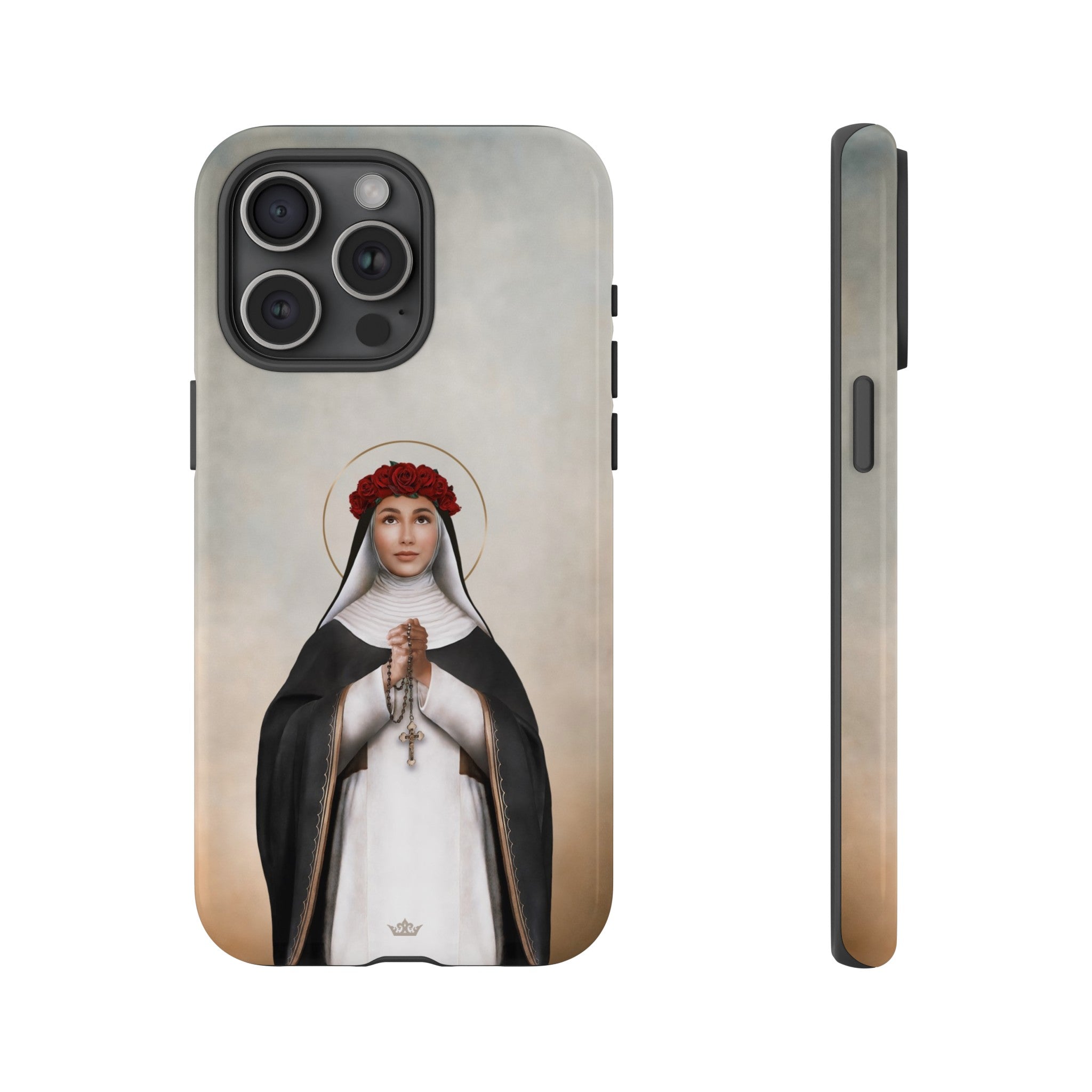 St. Rose of Lima Hard Phone Case (Light)