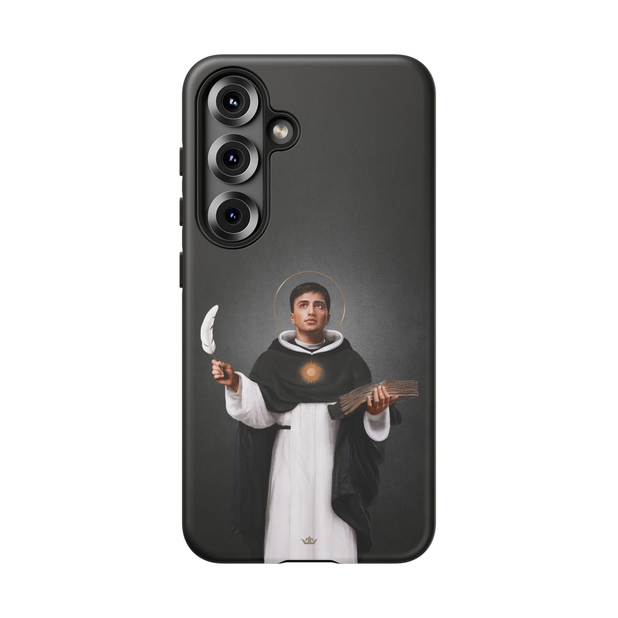 St. Thomas Aquinas Hard Phone Case (Dark)