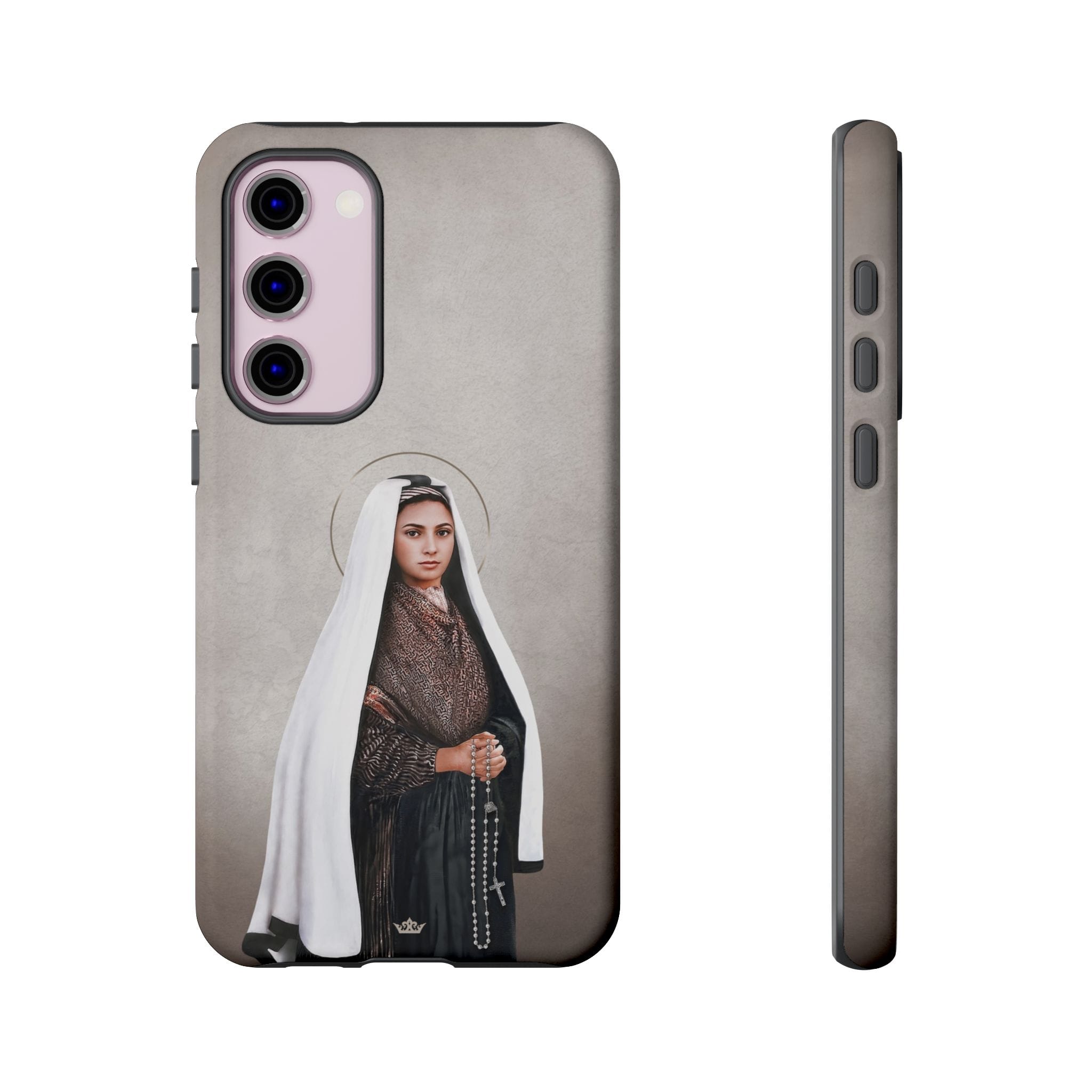 St. Bernadette Hard Phone Case (Light) Copyright VENXARA