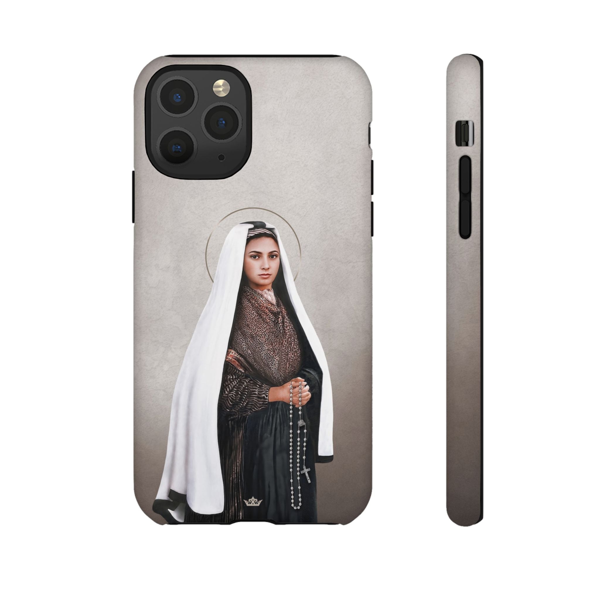St. Bernadette Hard Phone Case (Light)
