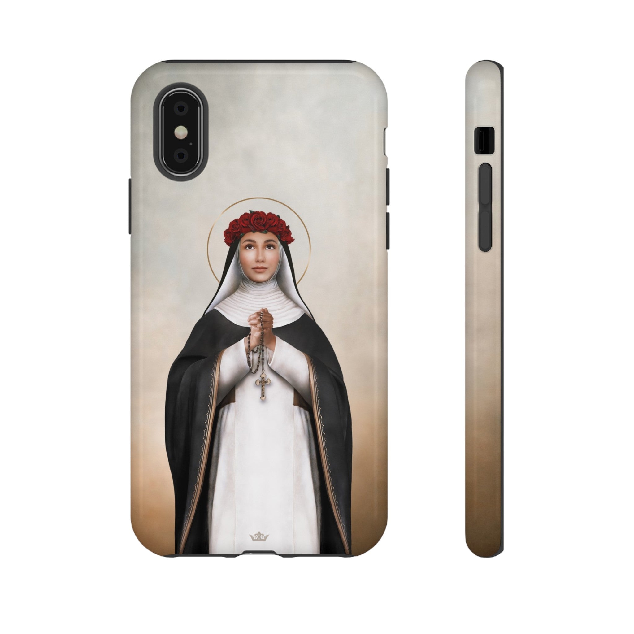 St. Rose of Lima Hard Phone Case (Light)