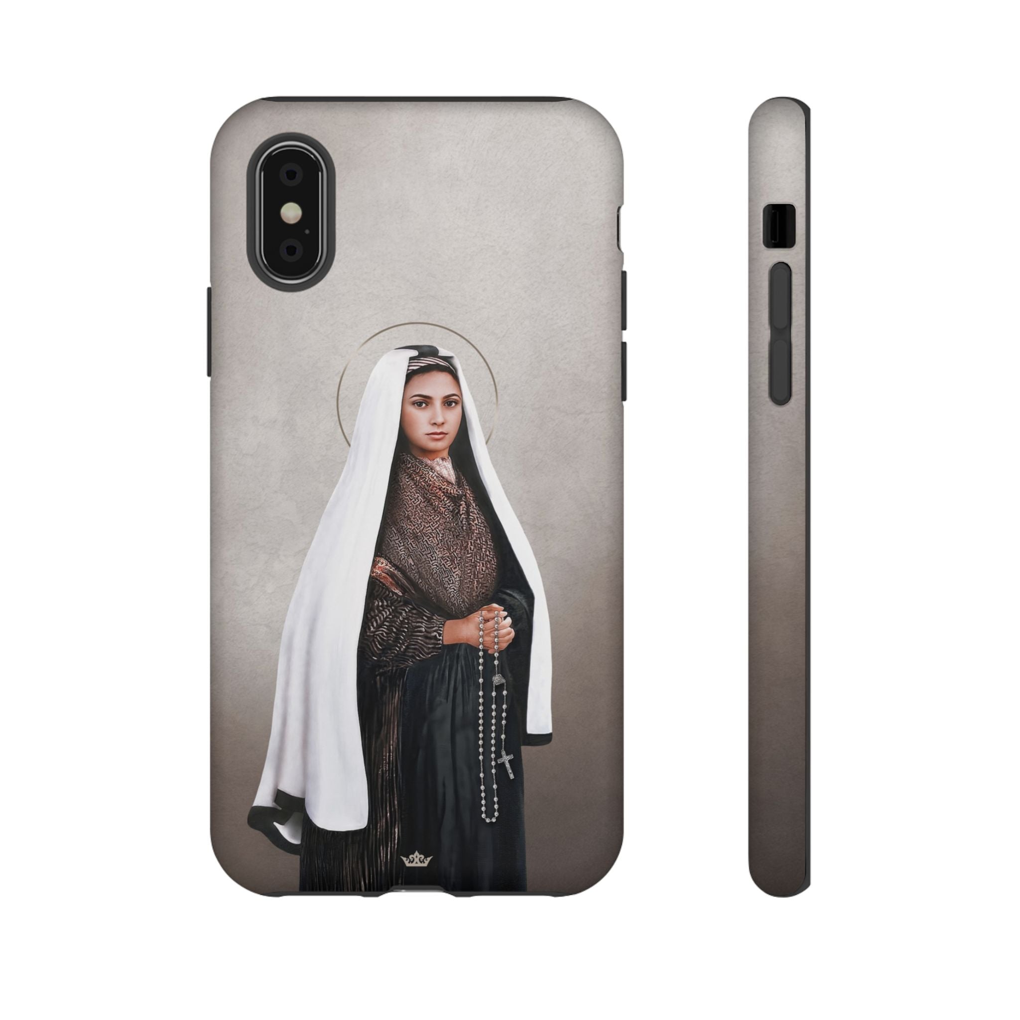 St. Bernadette Hard Phone Case (Light)