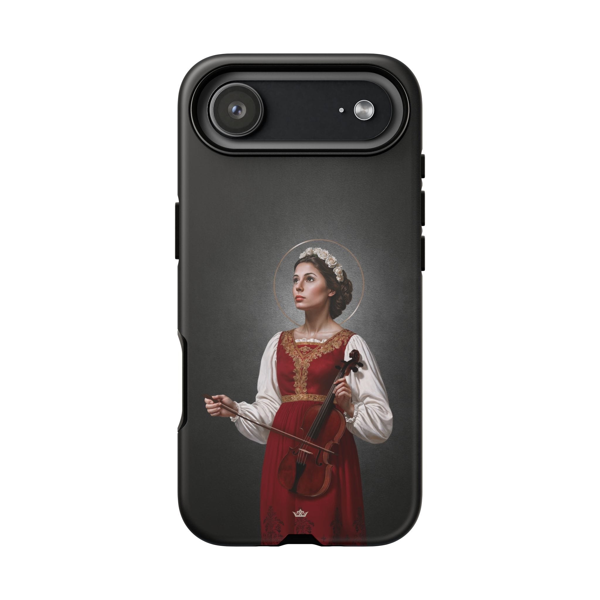 St. Cecilia Hard Phone Case (Dark) Copyright VENXARA