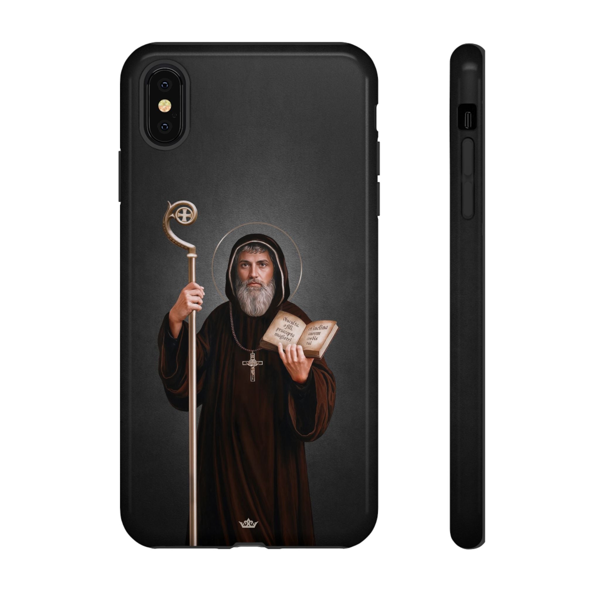 St. Benedict Hard Phone Case (Dark)